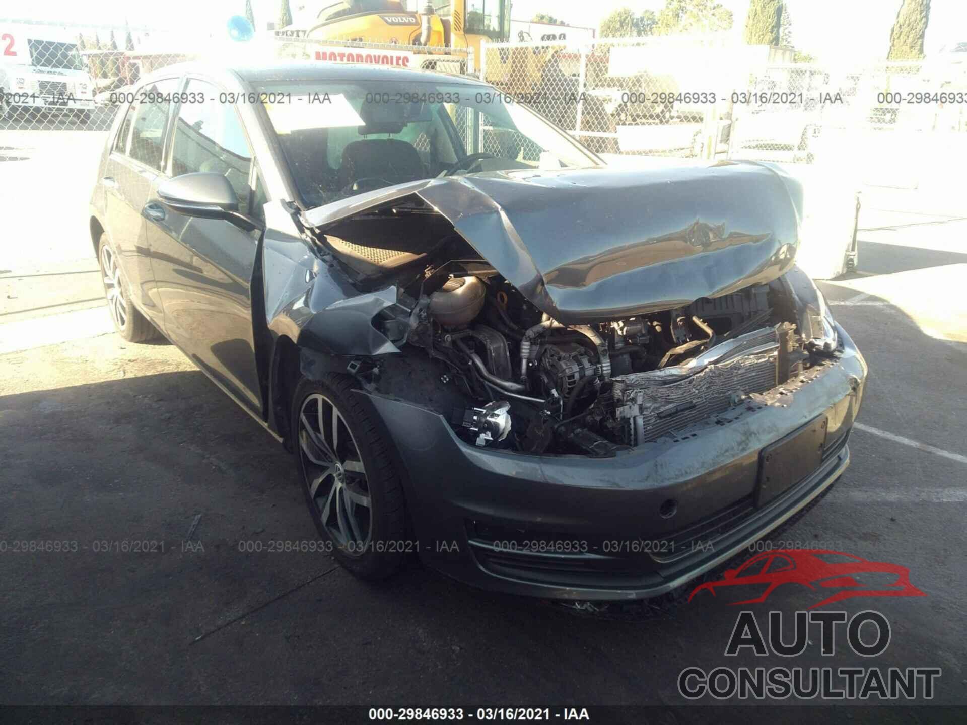 VOLKSWAGEN GOLF 2017 - 3VW217AU5HM057560