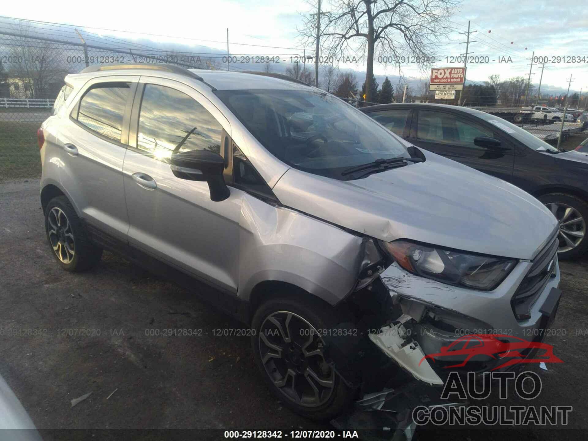 FORD ECOSPORT 2020 - MAJ6S3JL6LC322763