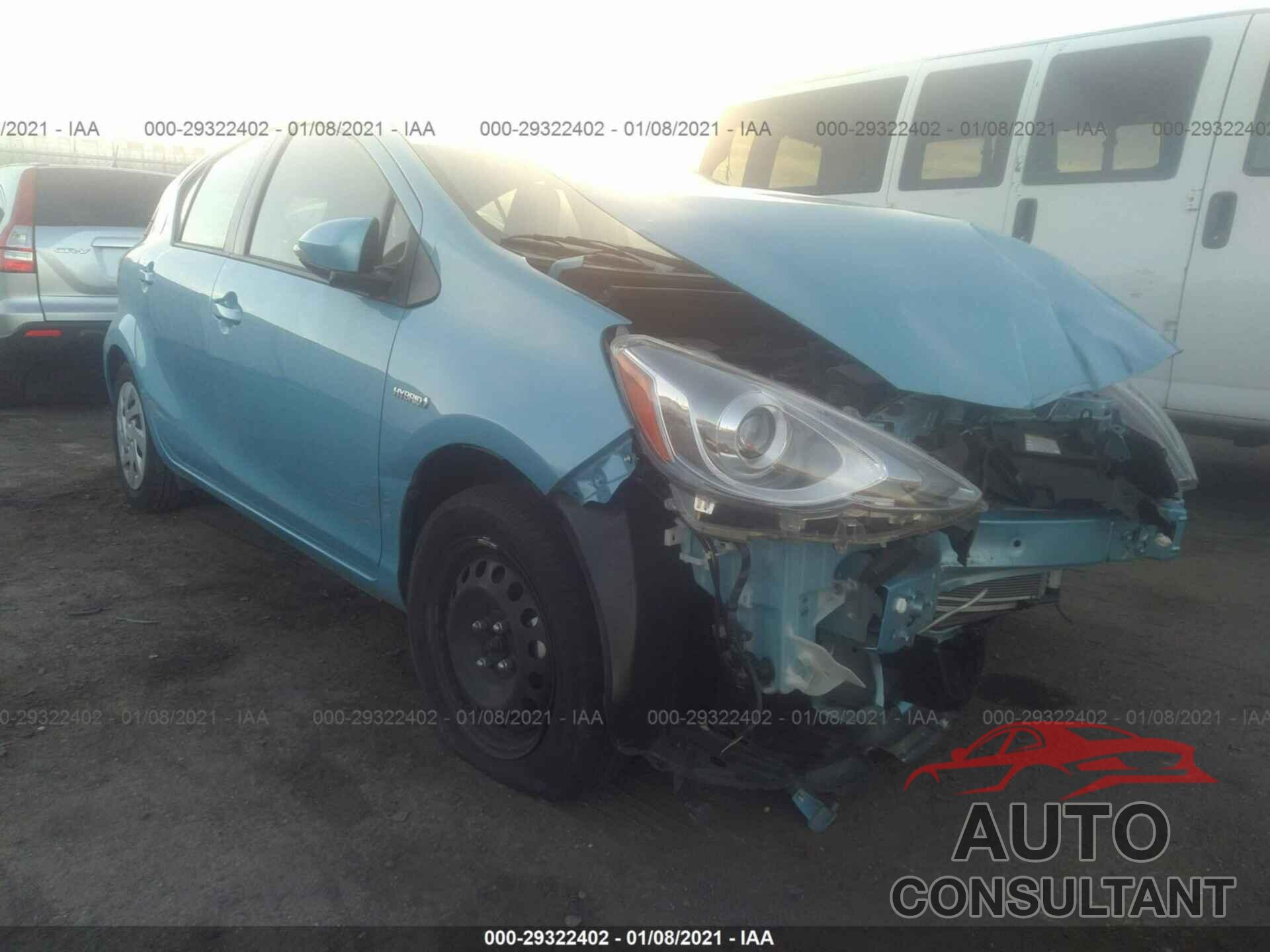 TOYOTA PRIUS C 2016 - JTDKDTB31G1115507