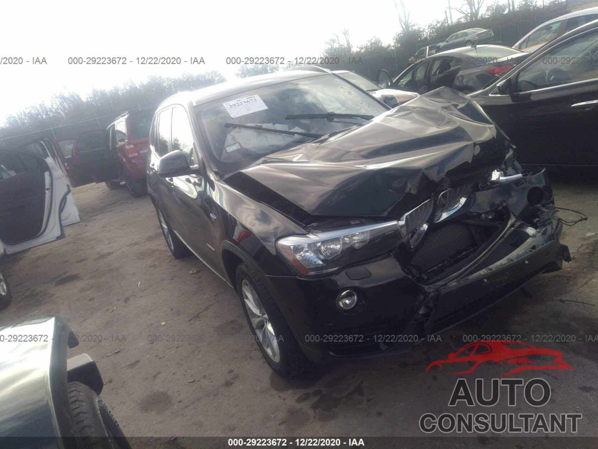 BMW X3 2016 - 5UXWX9C52G0D78849