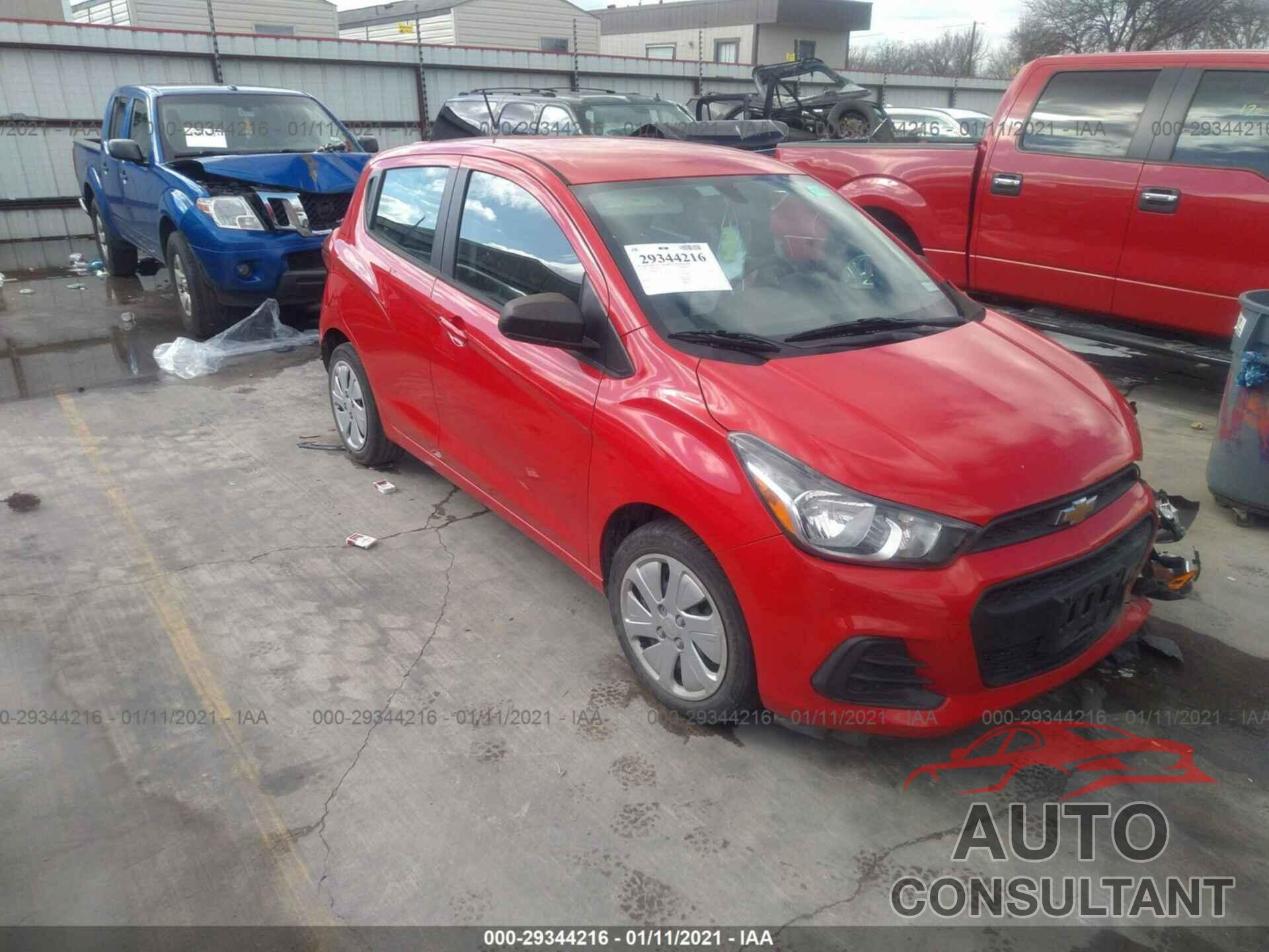 CHEVROLET SPARK 2016 - KL8CB6SA0GC629212