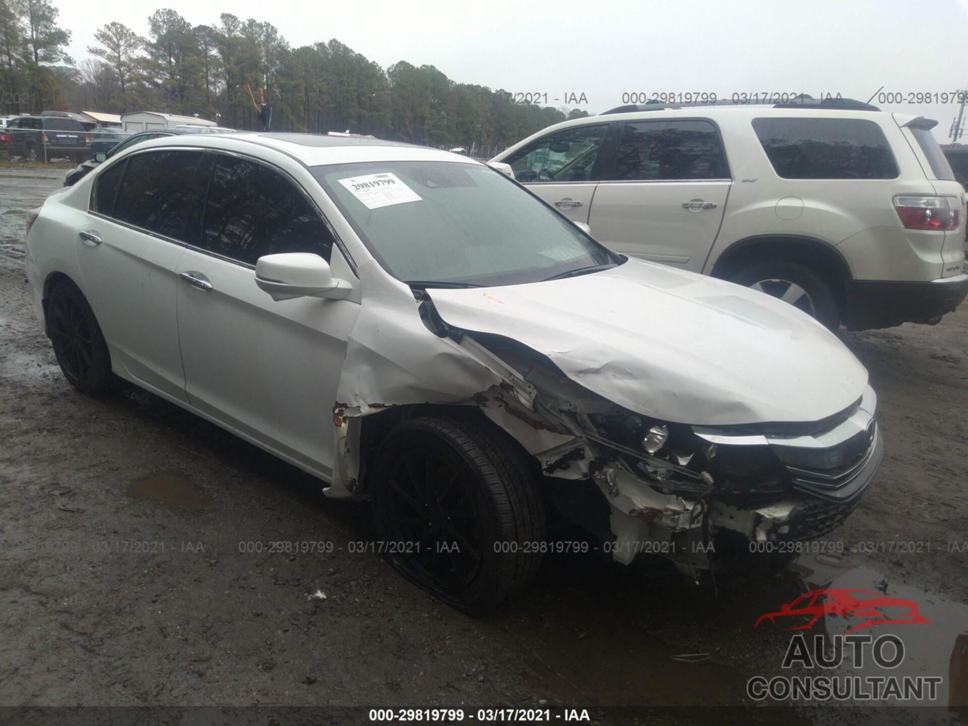 HONDA ACCORD SEDAN 2016 - 1HGCR3F07GA003429