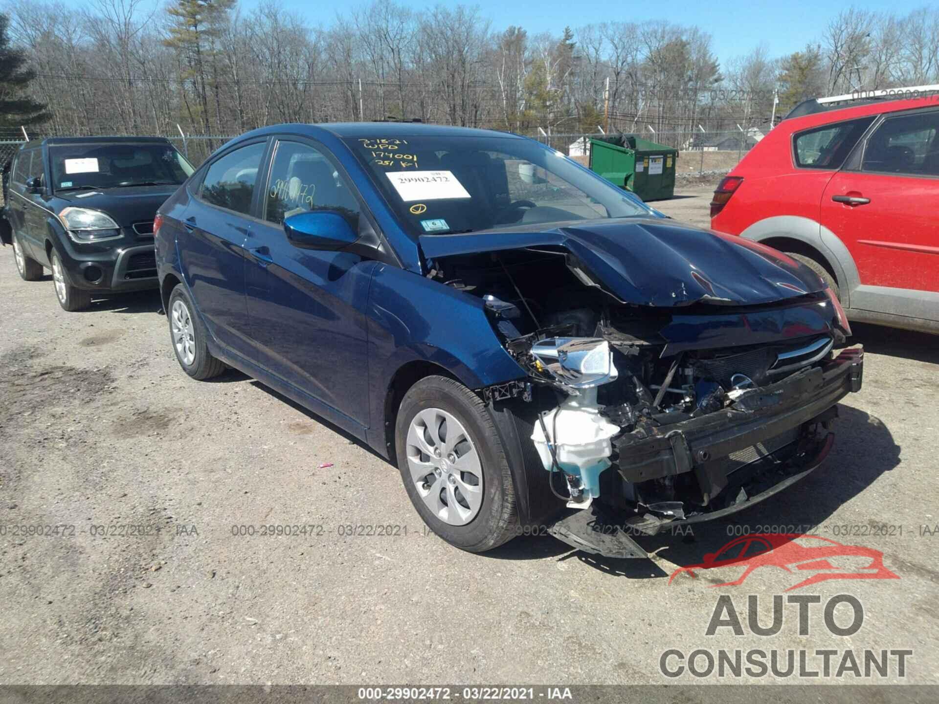 HYUNDAI ACCENT 2017 - KMHCT4AE9HU222106
