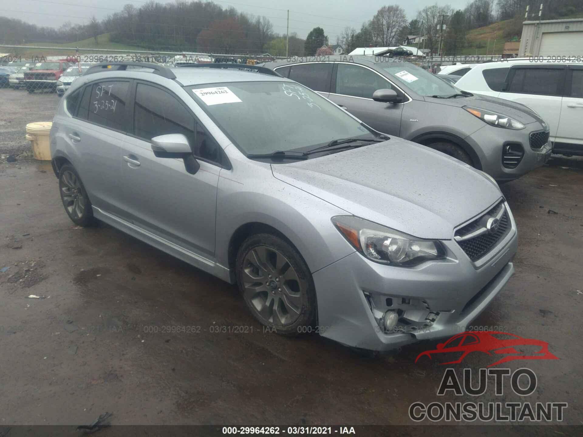 SUBARU IMPREZA WAGON 2016 - JF1GPAP66G8343780
