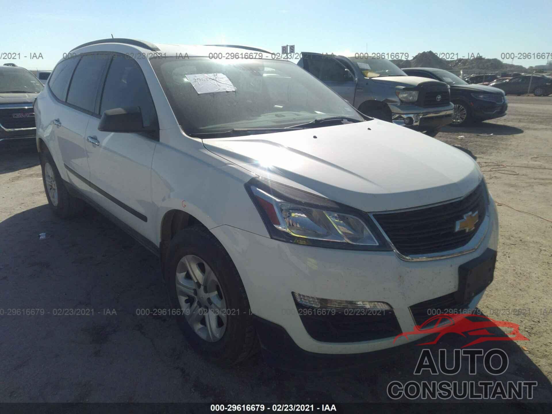 CHEVROLET TRAVERSE 2016 - 1GNKRFKD3GJ214851