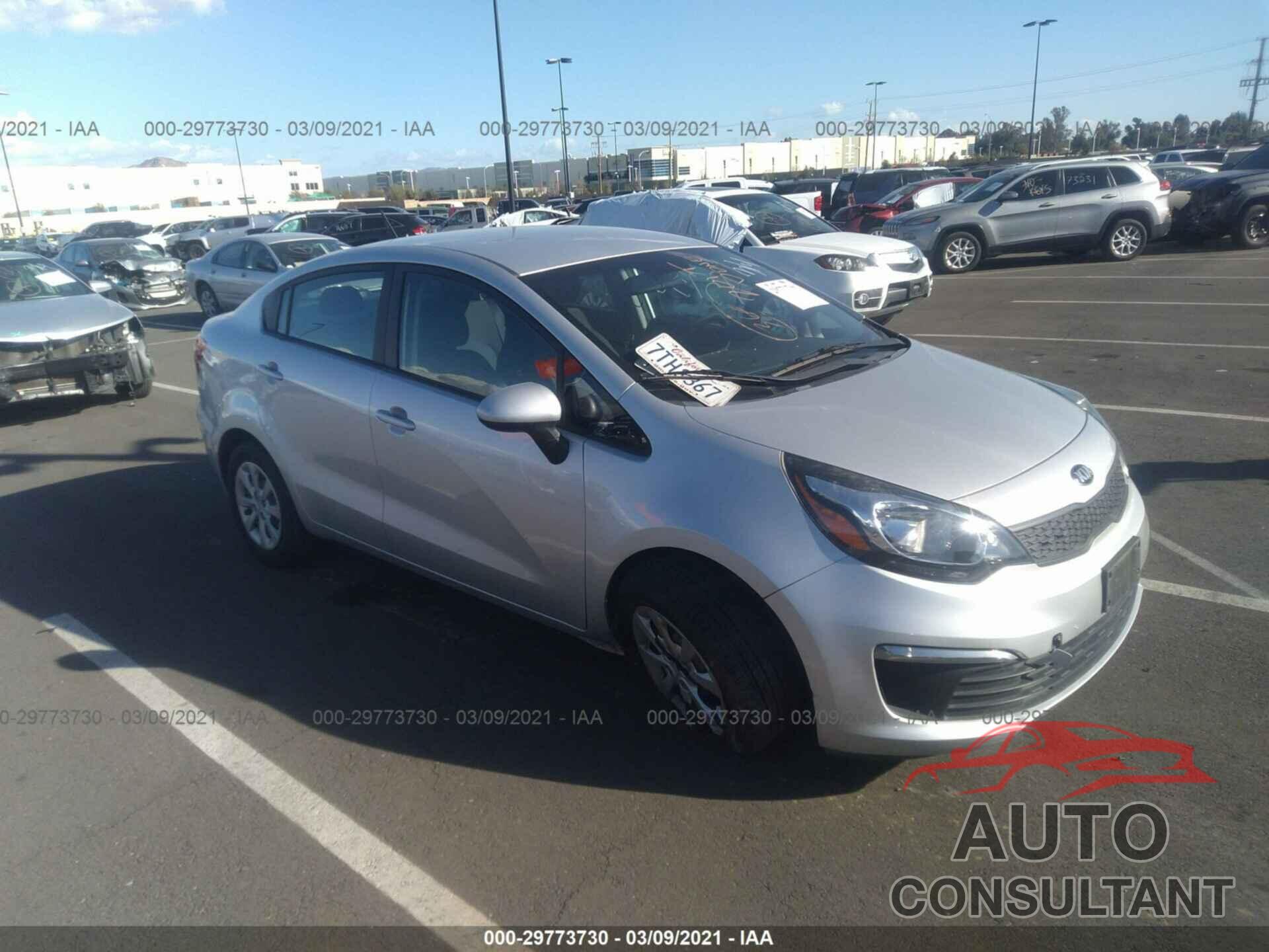 KIA RIO 2016 - KNADM4A37G6633931