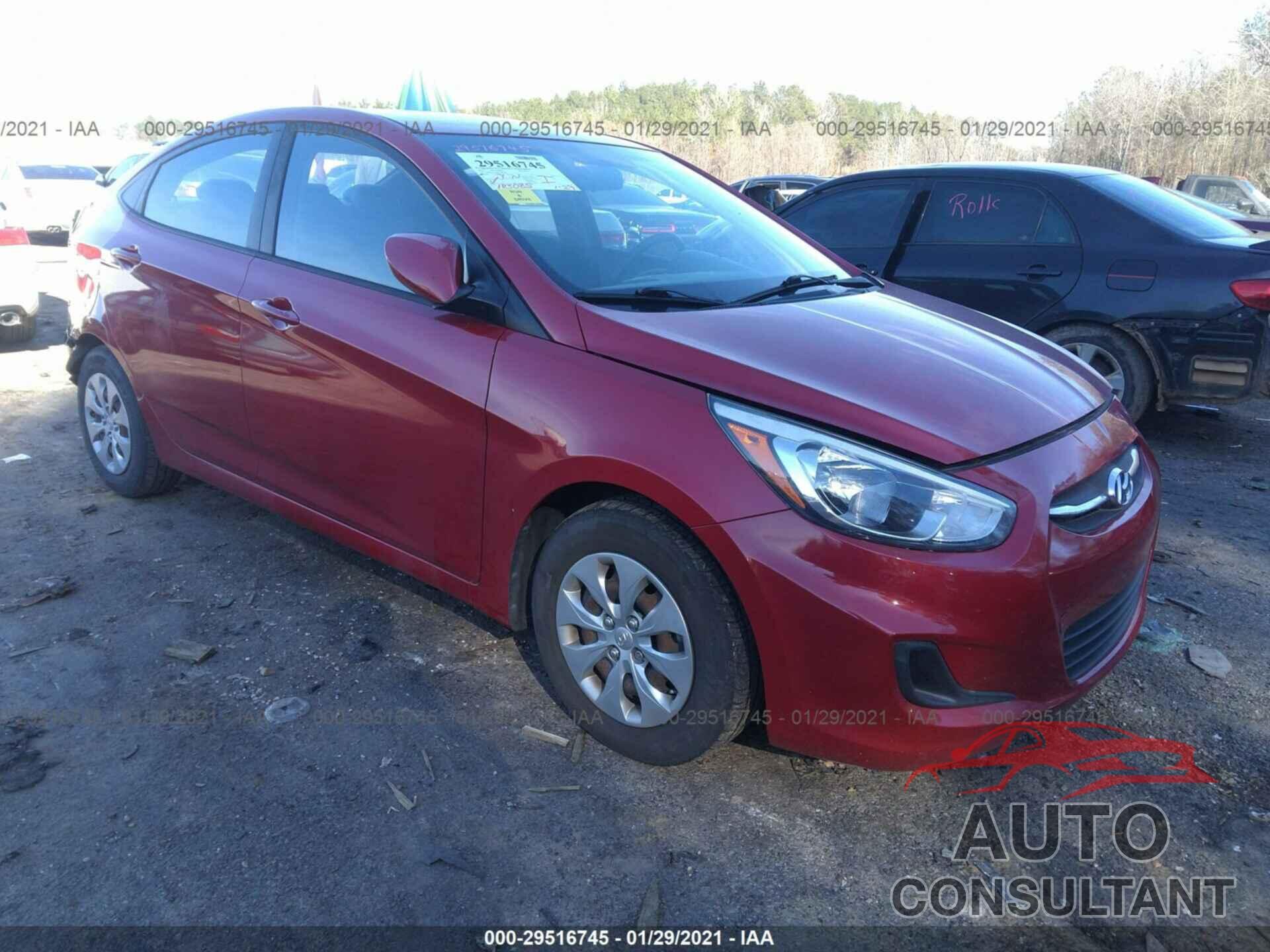 HYUNDAI ACCENT 2016 - KMHCT4AE3GU083069