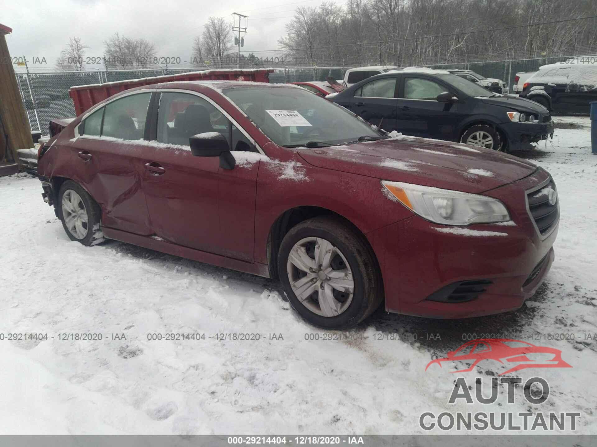 SUBARU LEGACY 2016 - 4S3BNAA64G3056860