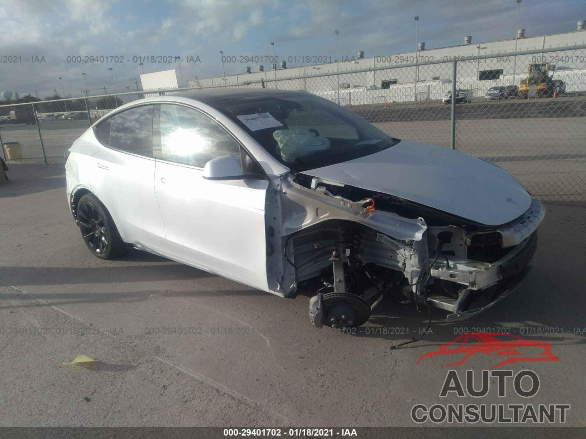 TESLA MODEL Y 2020 - 5YJYGDEF3LF003063