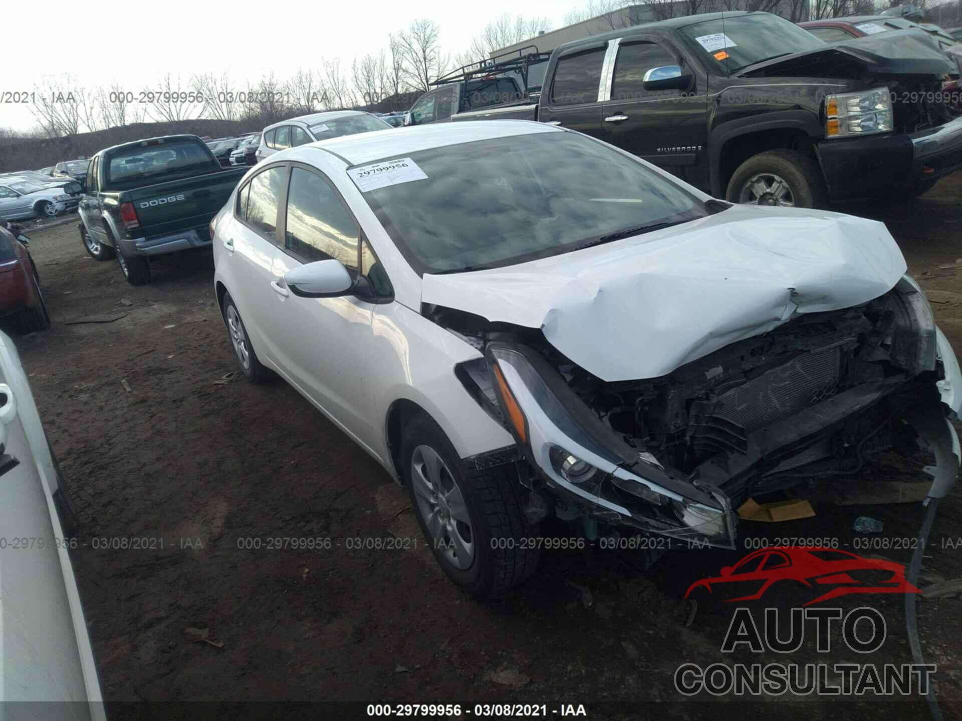 KIA FORTE 2017 - 3KPFK4A73HE110101