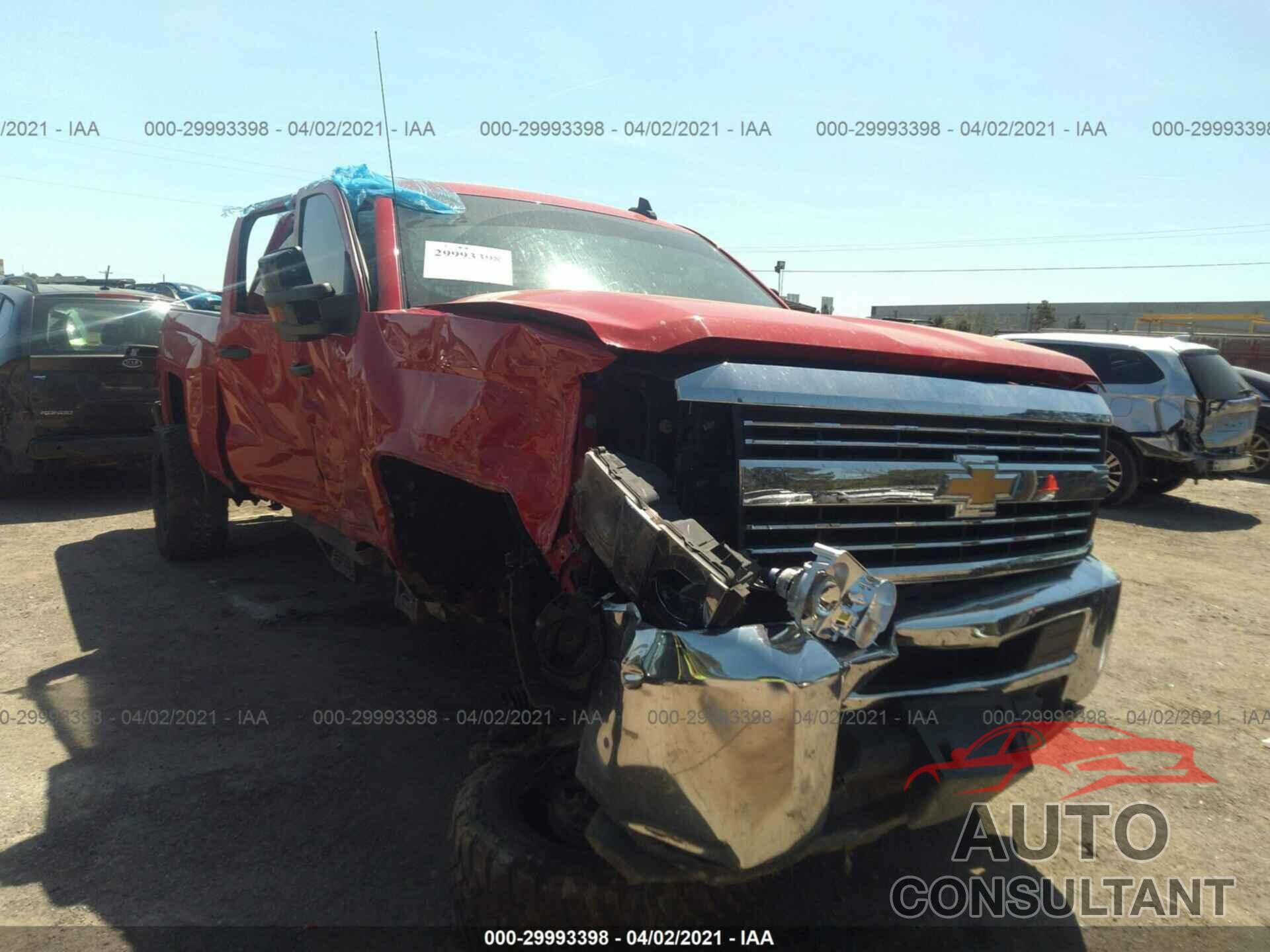 CHEVROLET SILVERADO 2500HD 2016 - 1GC1KUEG6GF229995