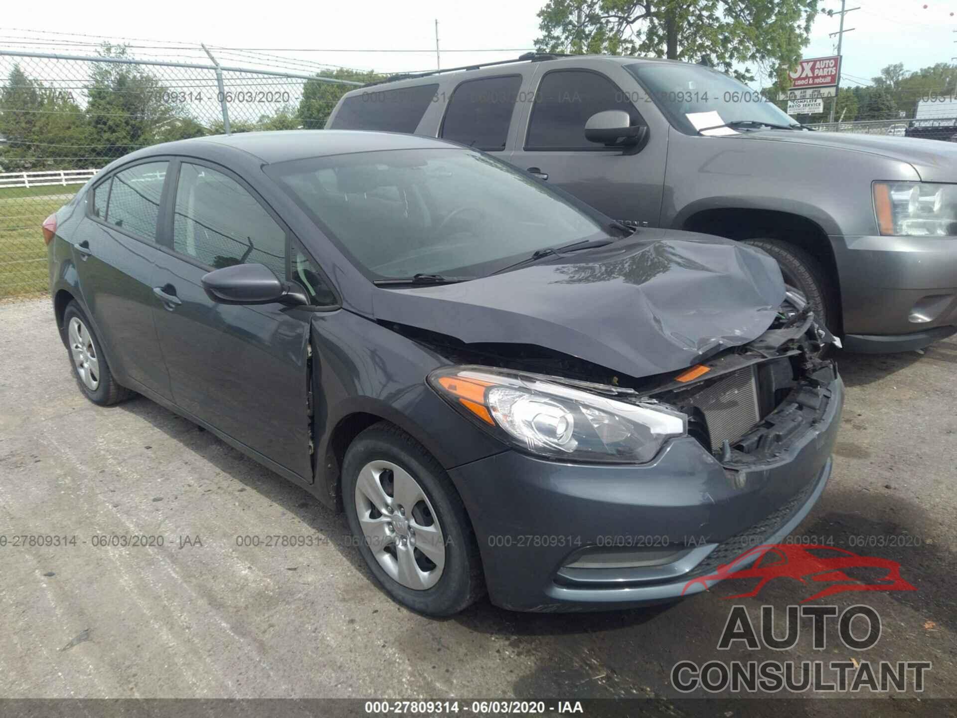 KIA Forte 2016 - KNAFK4A66G5469182