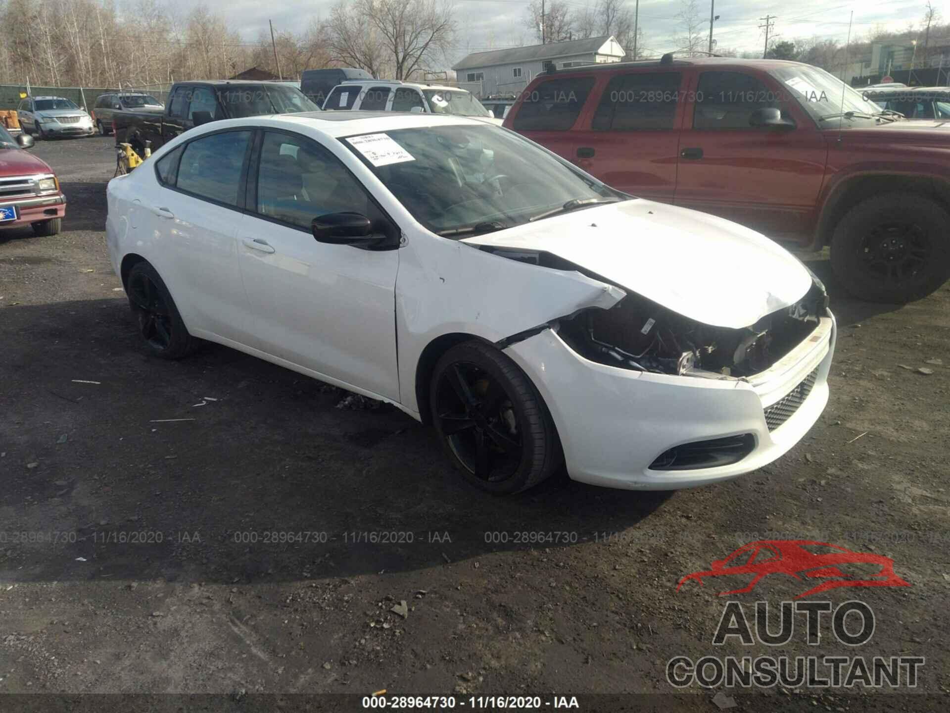 DODGE DART 2016 - 1C3CDFBBXGD517932