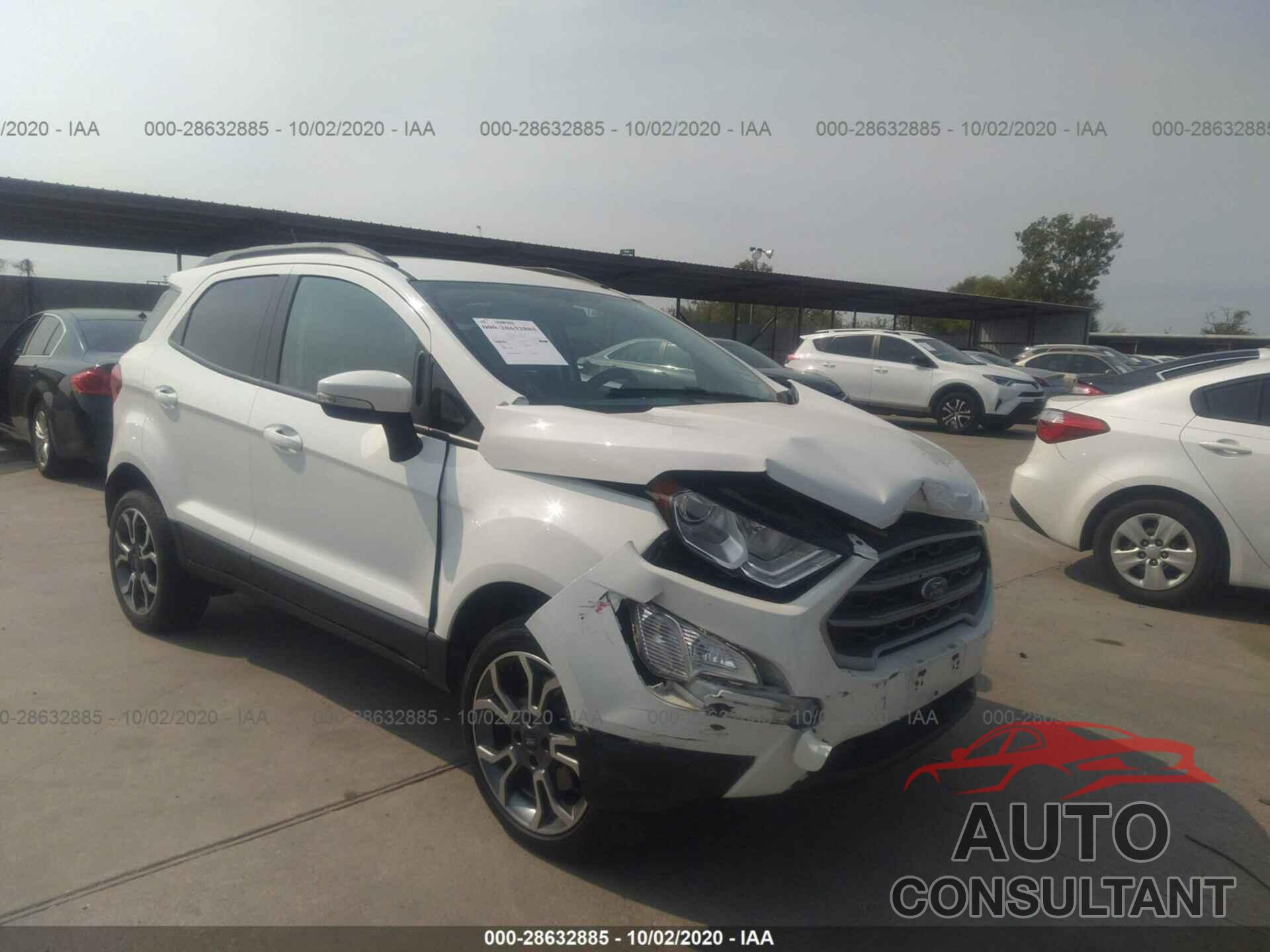 FORD ECOSPORT 2018 - MAJ6P1UL2JC249034