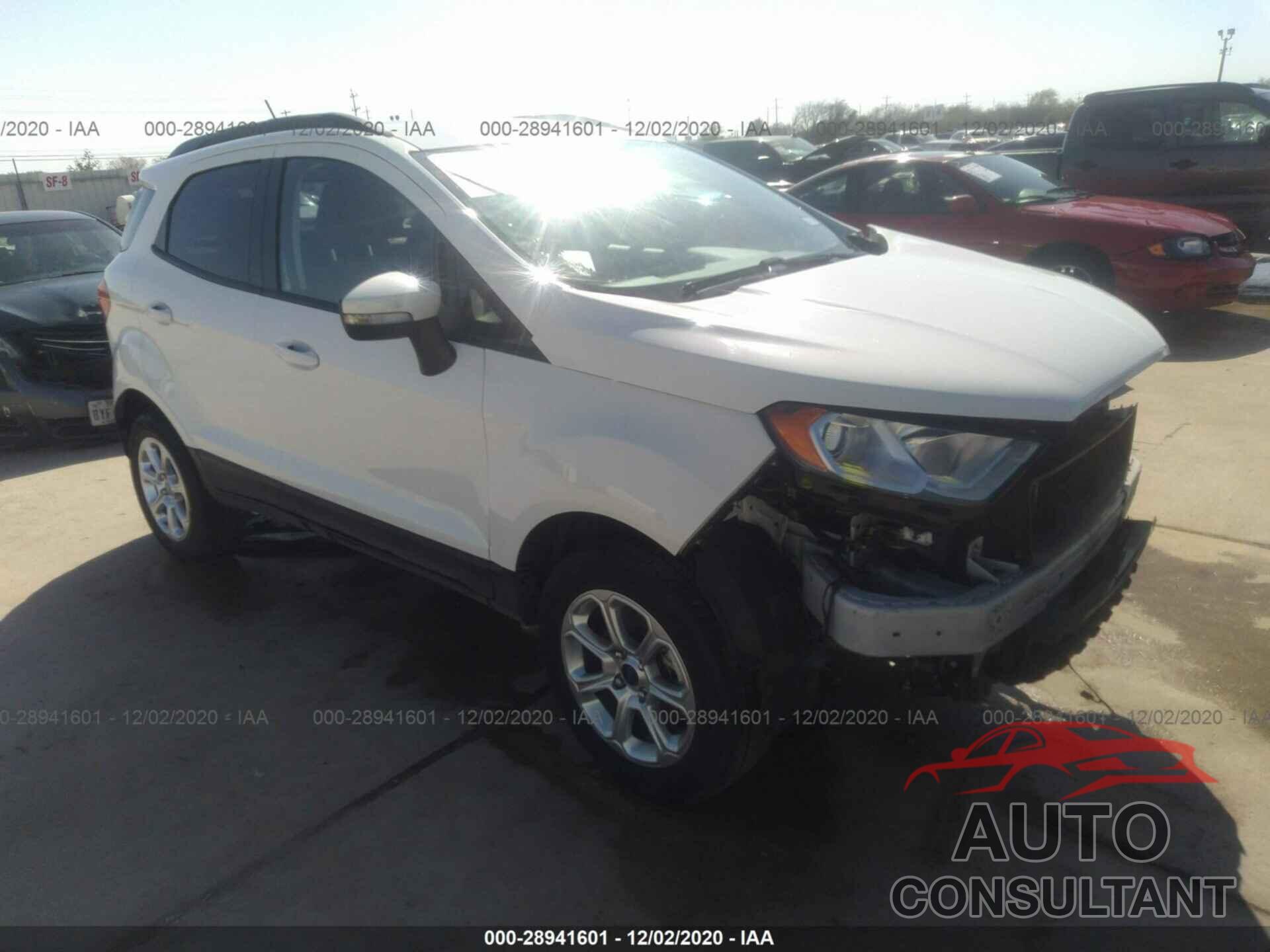 FORD ECOSPORT 2019 - MAJ3S2GE9KC262417