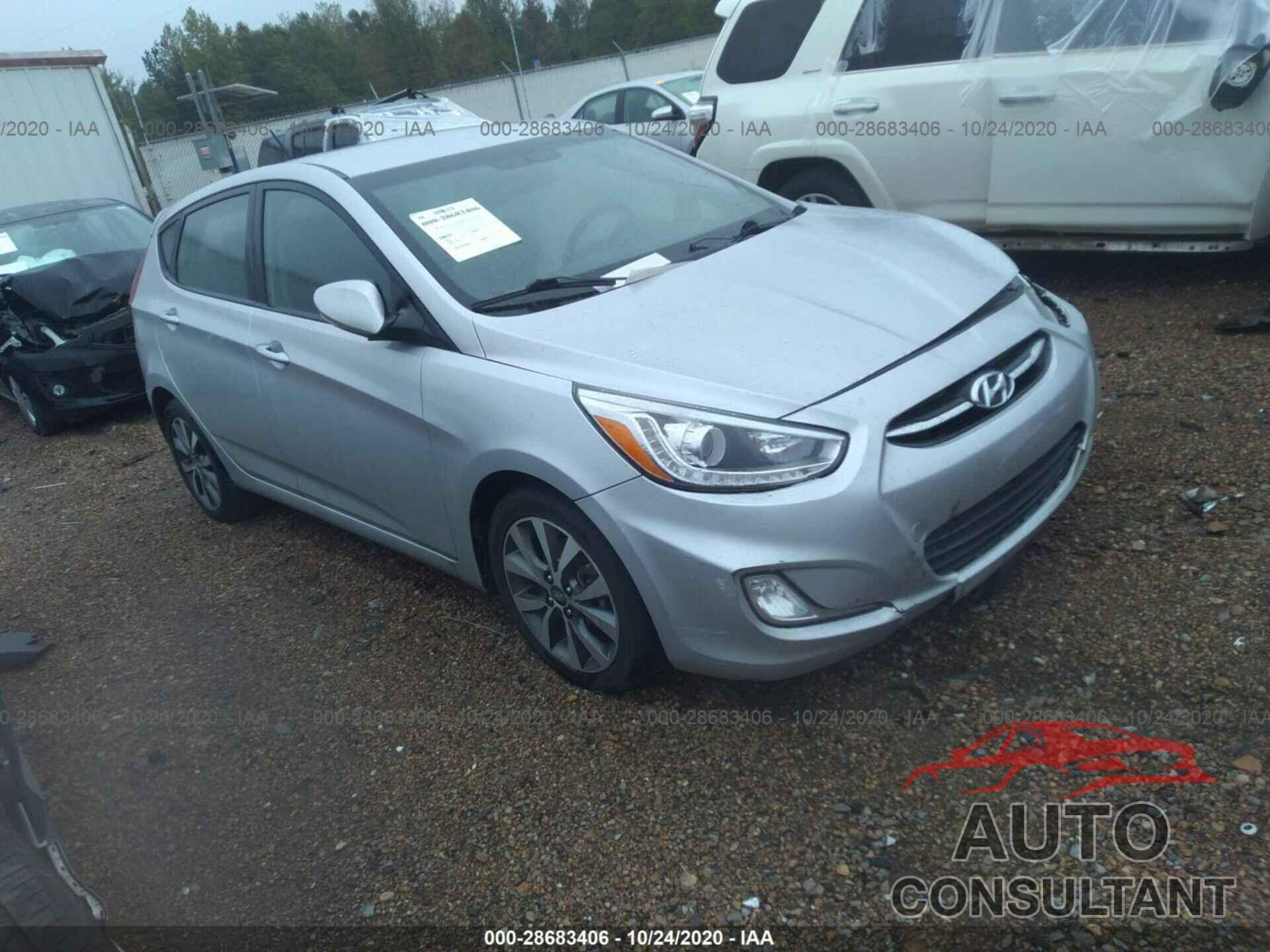 HYUNDAI ACCENT 2017 - KMHCU5AE3HU333446