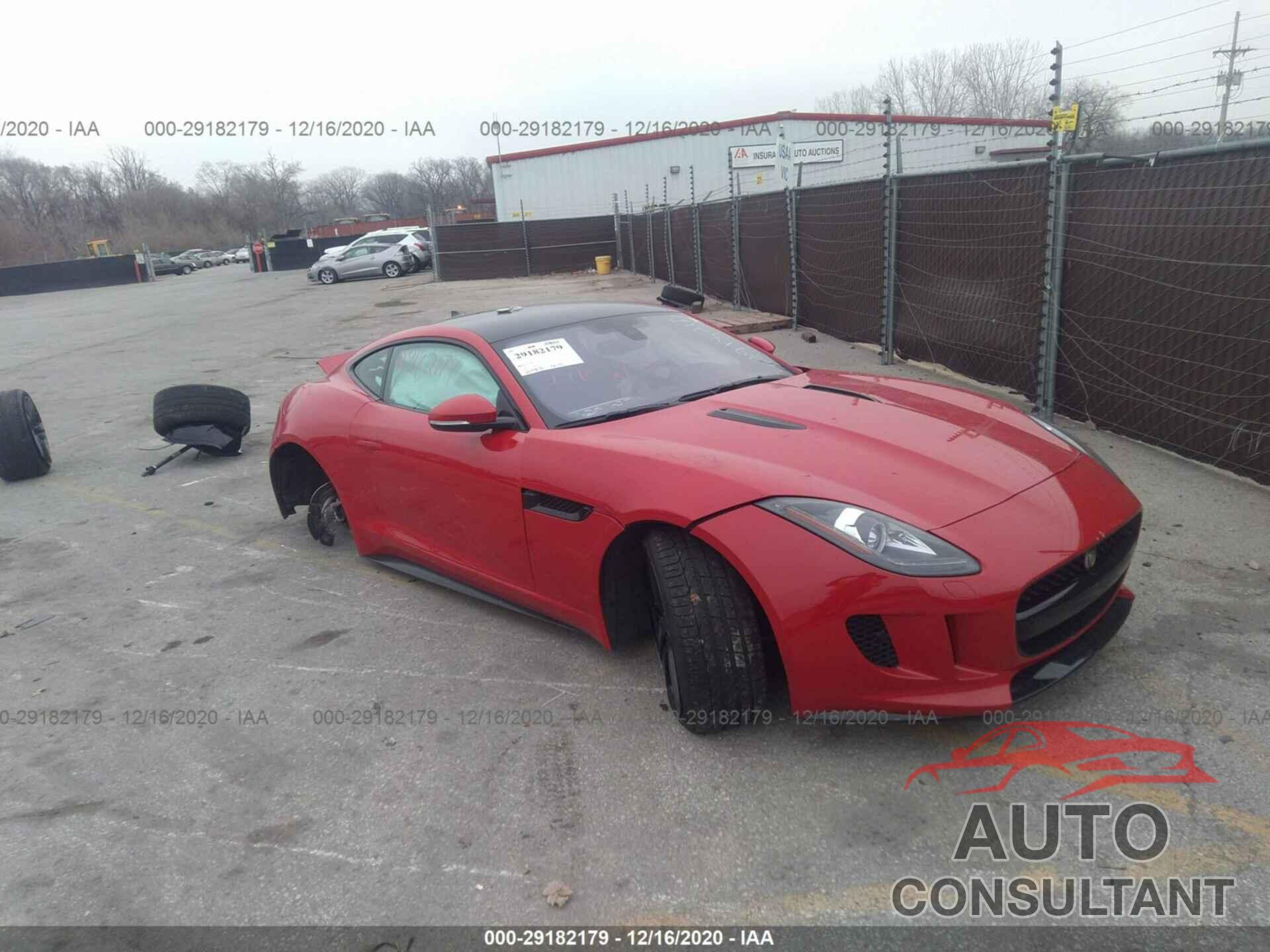 JAGUAR F-TYPE 2017 - SAJWA6AT3H8K39270
