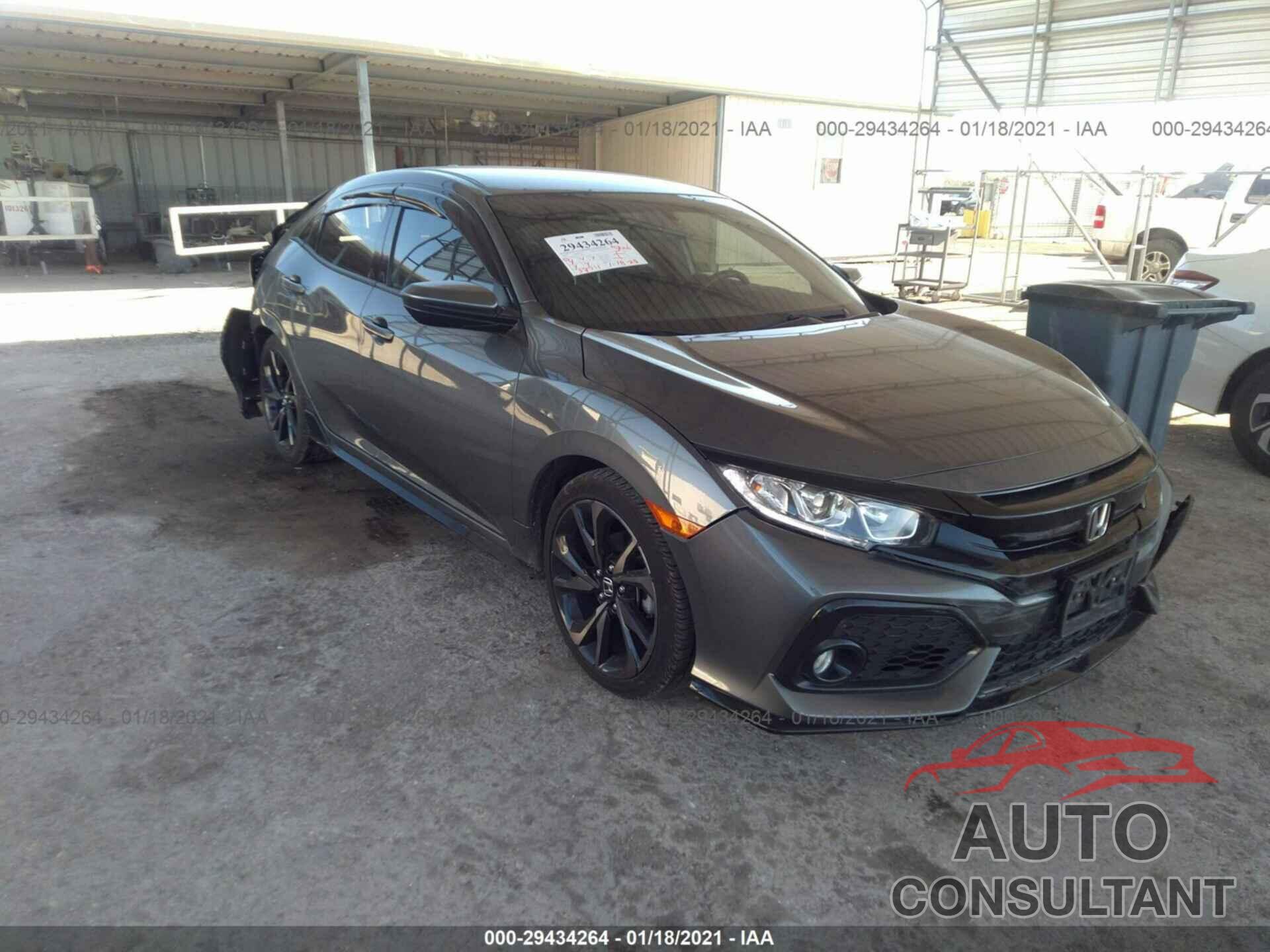 HONDA CIVIC HATCHBACK 2018 - SHHFK7G47JU209324