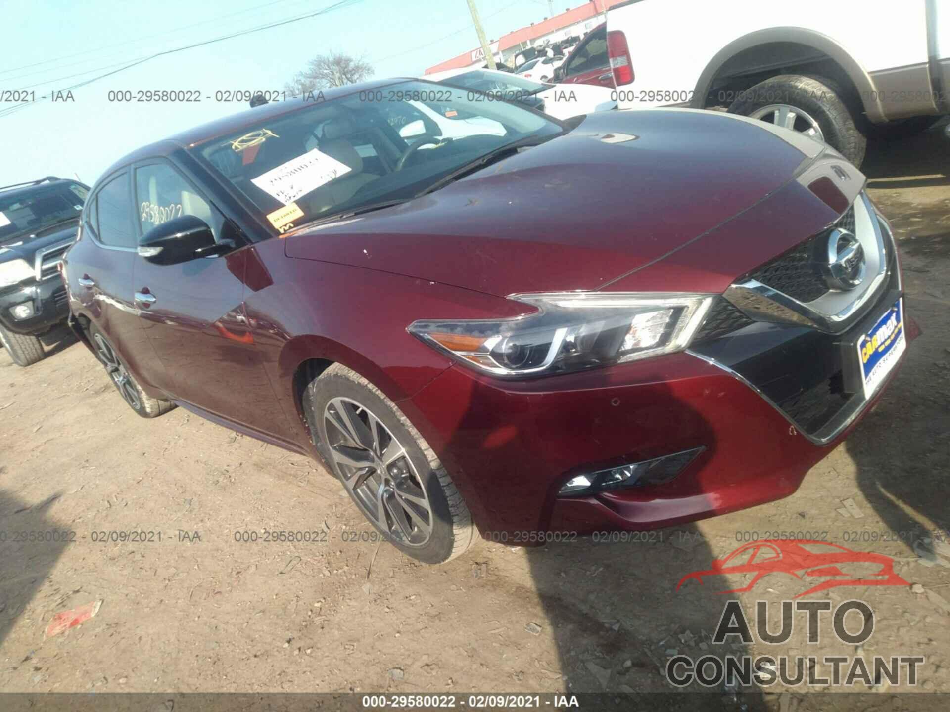 NISSAN MAXIMA 2017 - 1N4AA6APXHC396745