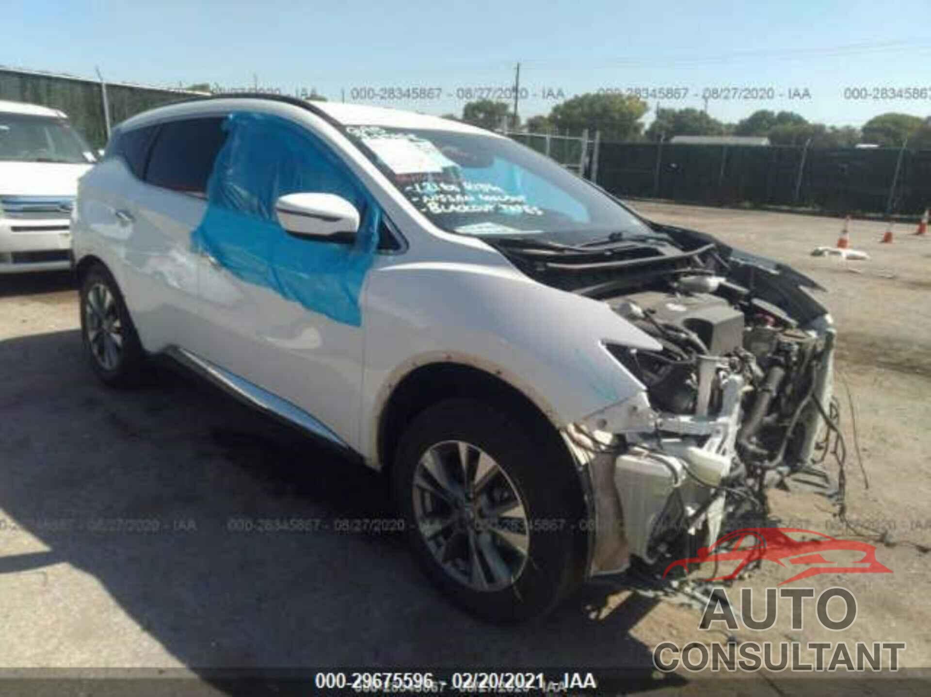 NISSAN MURANO 2018 - 5N1AZ2MG5JN134774