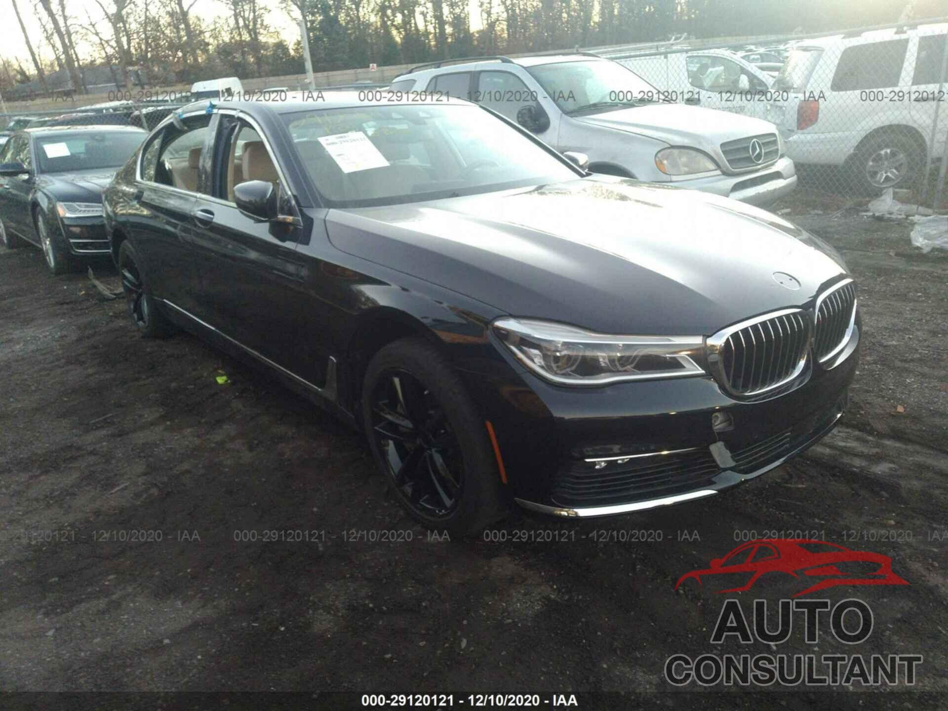 BMW 7 SERIES 2016 - WBA7F2C55GG418343