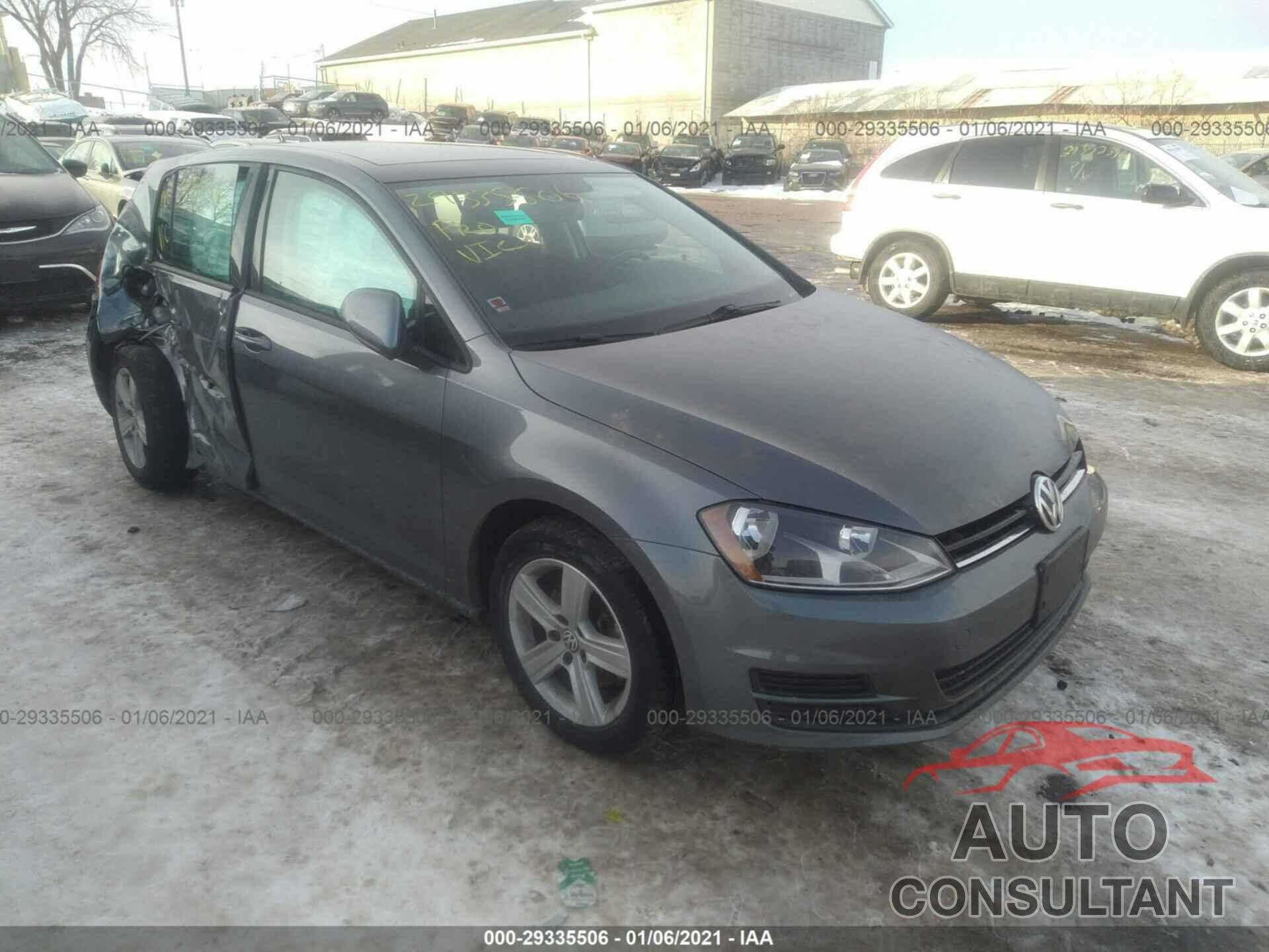 VOLKSWAGEN GOLF 2017 - 3VW117AU0HM067361