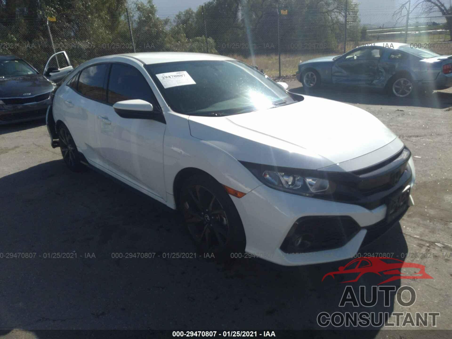 HONDA CIVIC HATCHBACK 2017 - SHHFK7H43HU414521