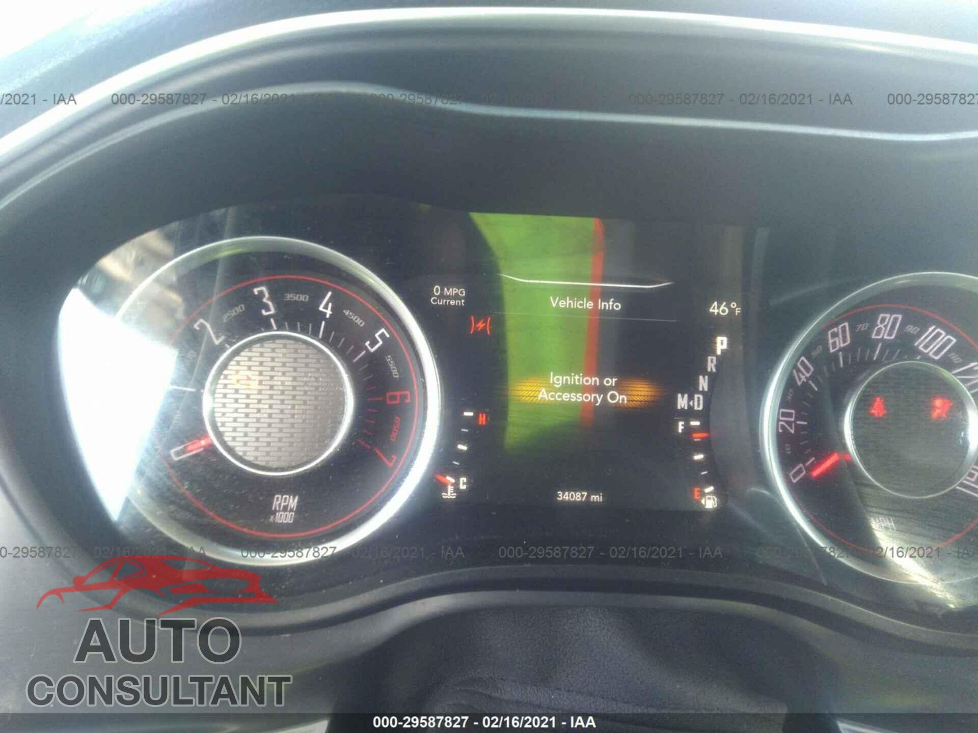 DODGE CHALLENGER 2016 - 2C3CDZBT3GH218442