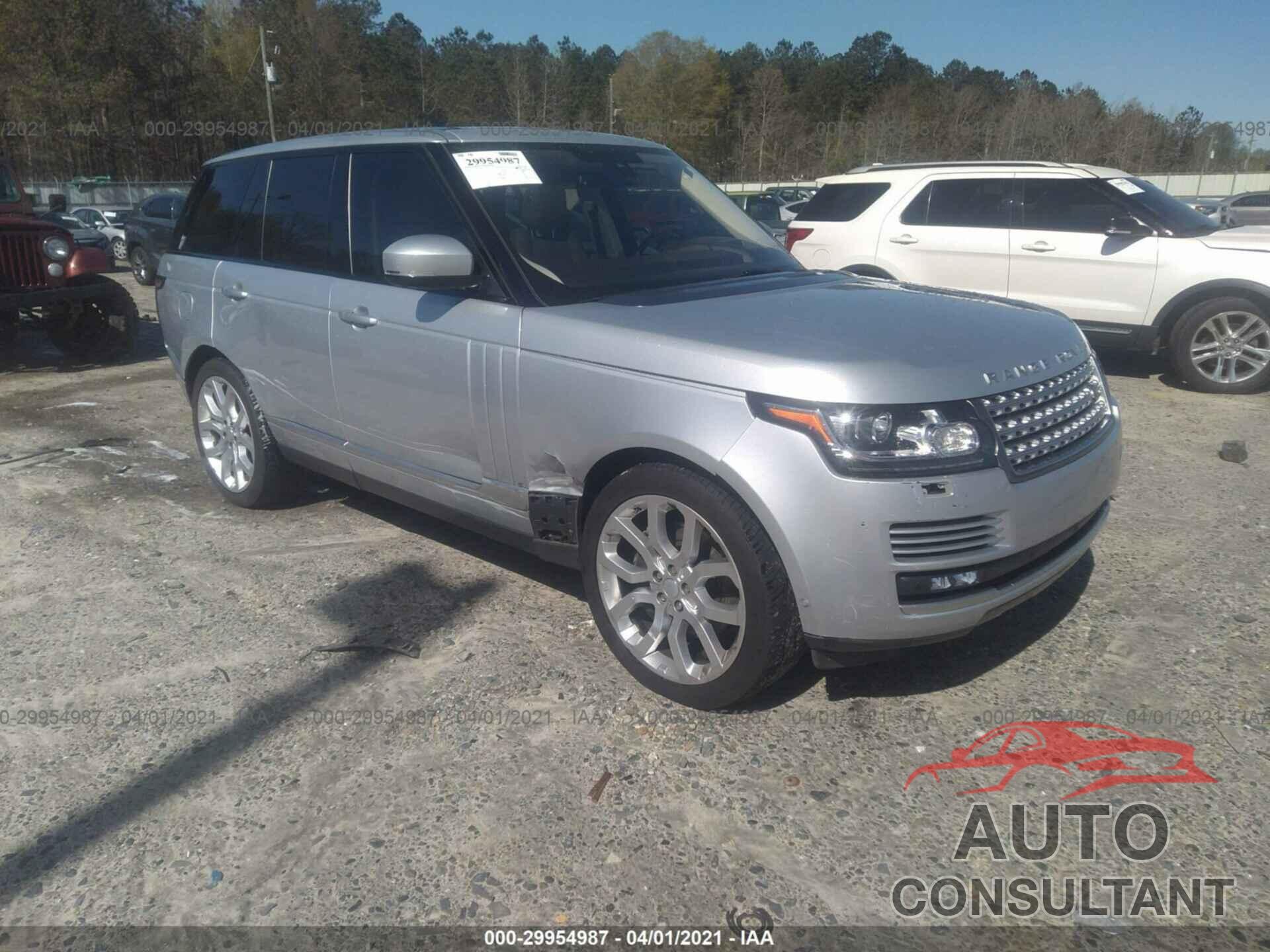 LAND ROVER RANGE ROVER 2016 - SALGS2EF3GA301523