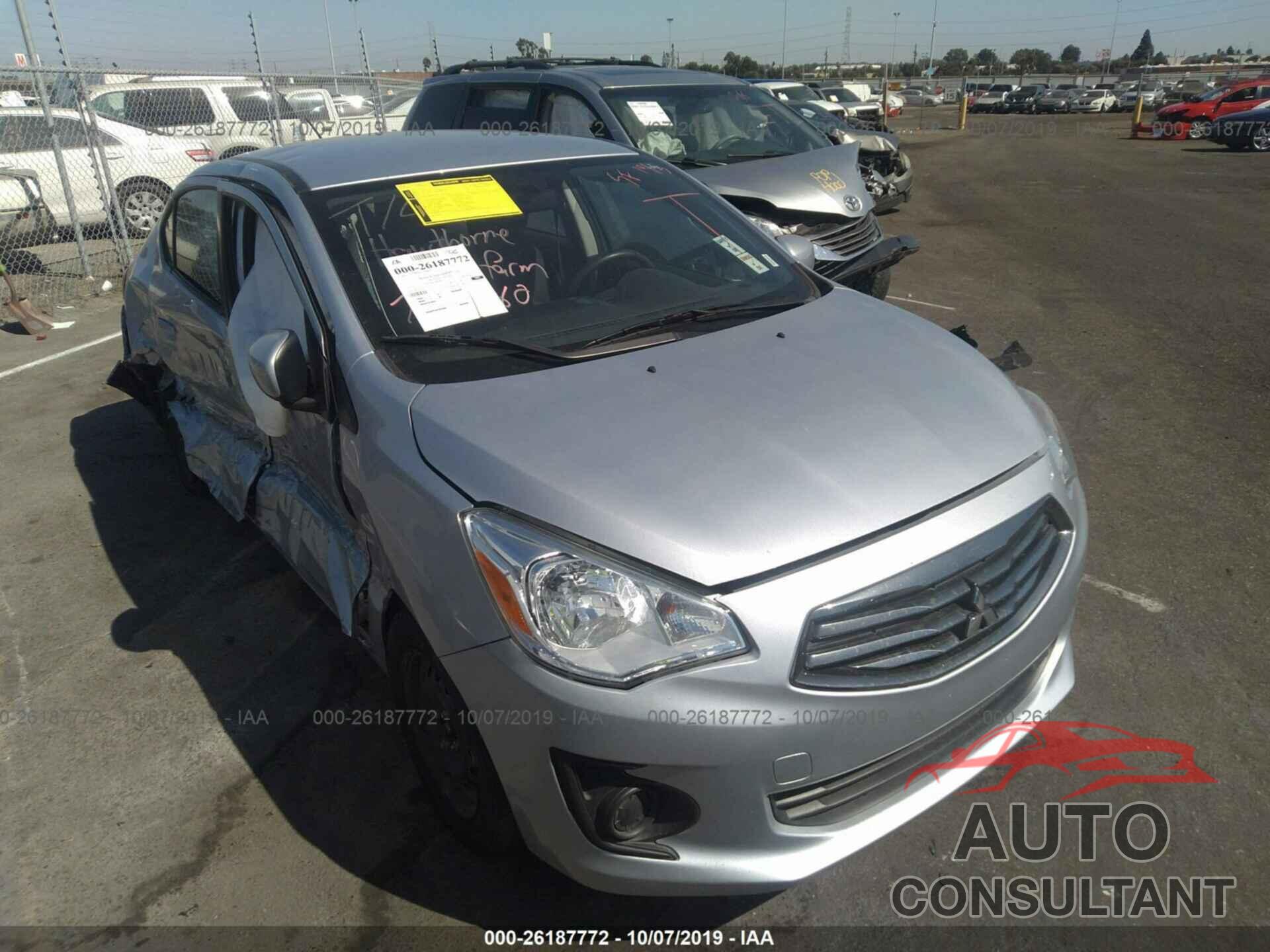 MITSUBISHI MIRAGE 2017 - ML32F3FJ1HHF17335