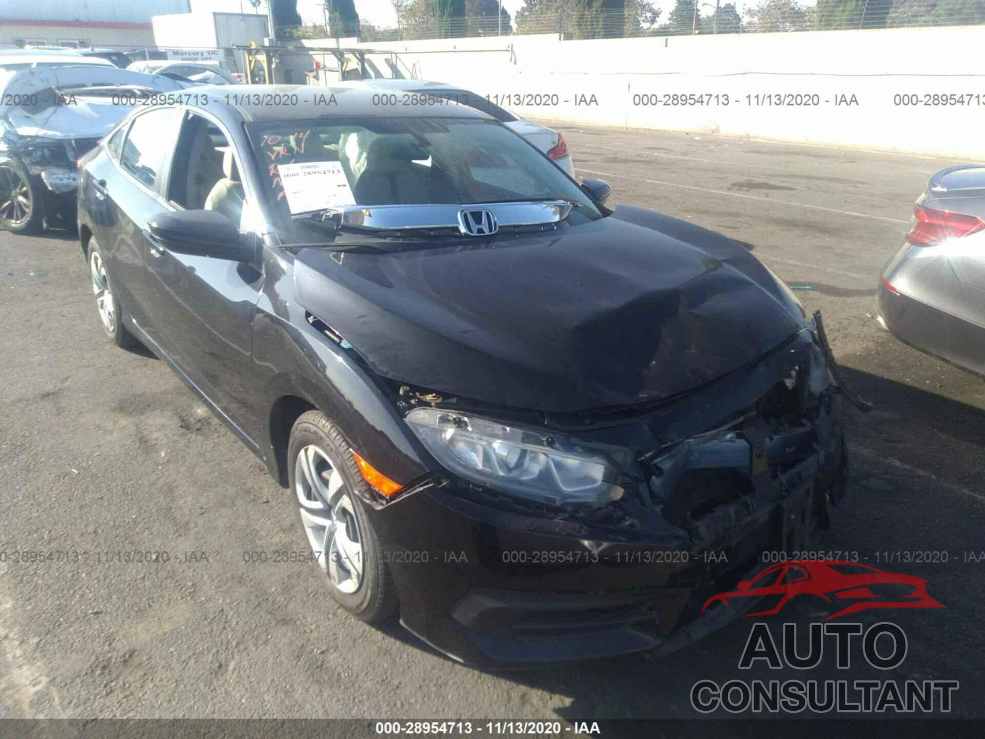 HONDA CIVIC SEDAN 2016 - 2HGFC2F58GH522978