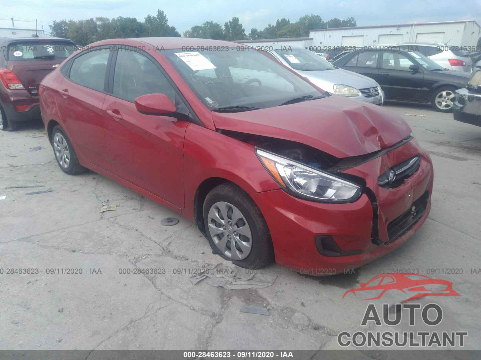 HYUNDAI ACCENT 2017 - KMHCT4AE0HU343526