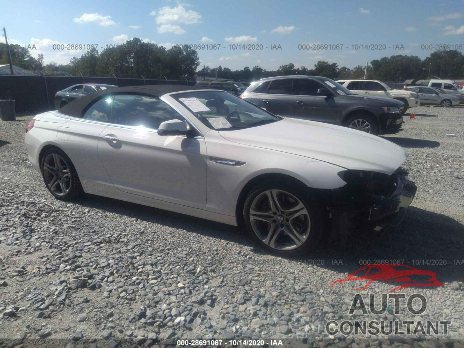 BMW 6 SERIES 2016 - WBA6F5C58GD996564