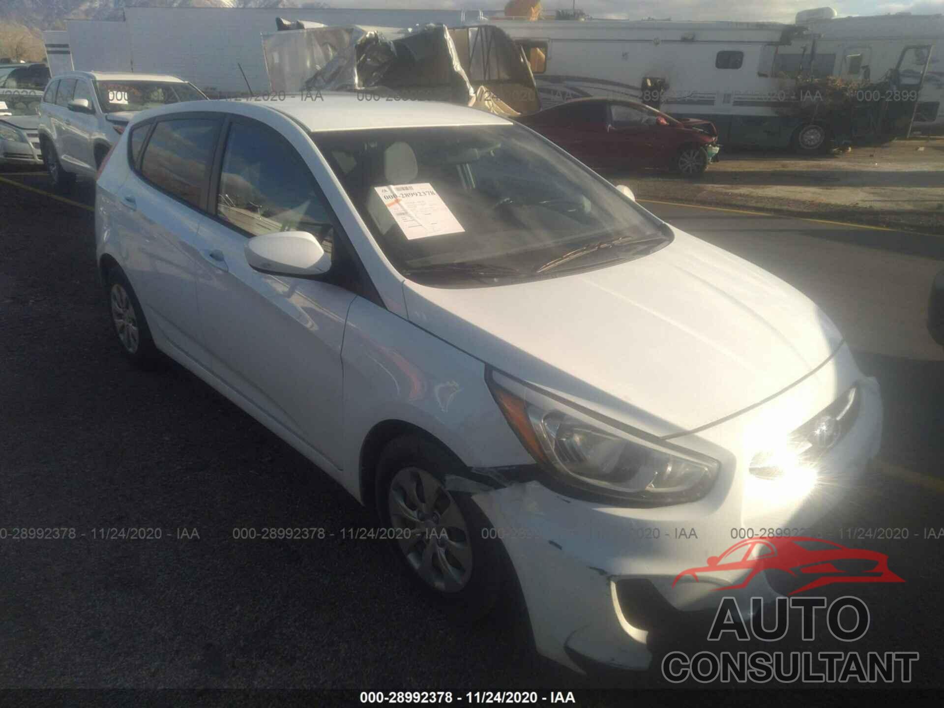 HYUNDAI ACCENT 2016 - KMHCT5AE4GU239898