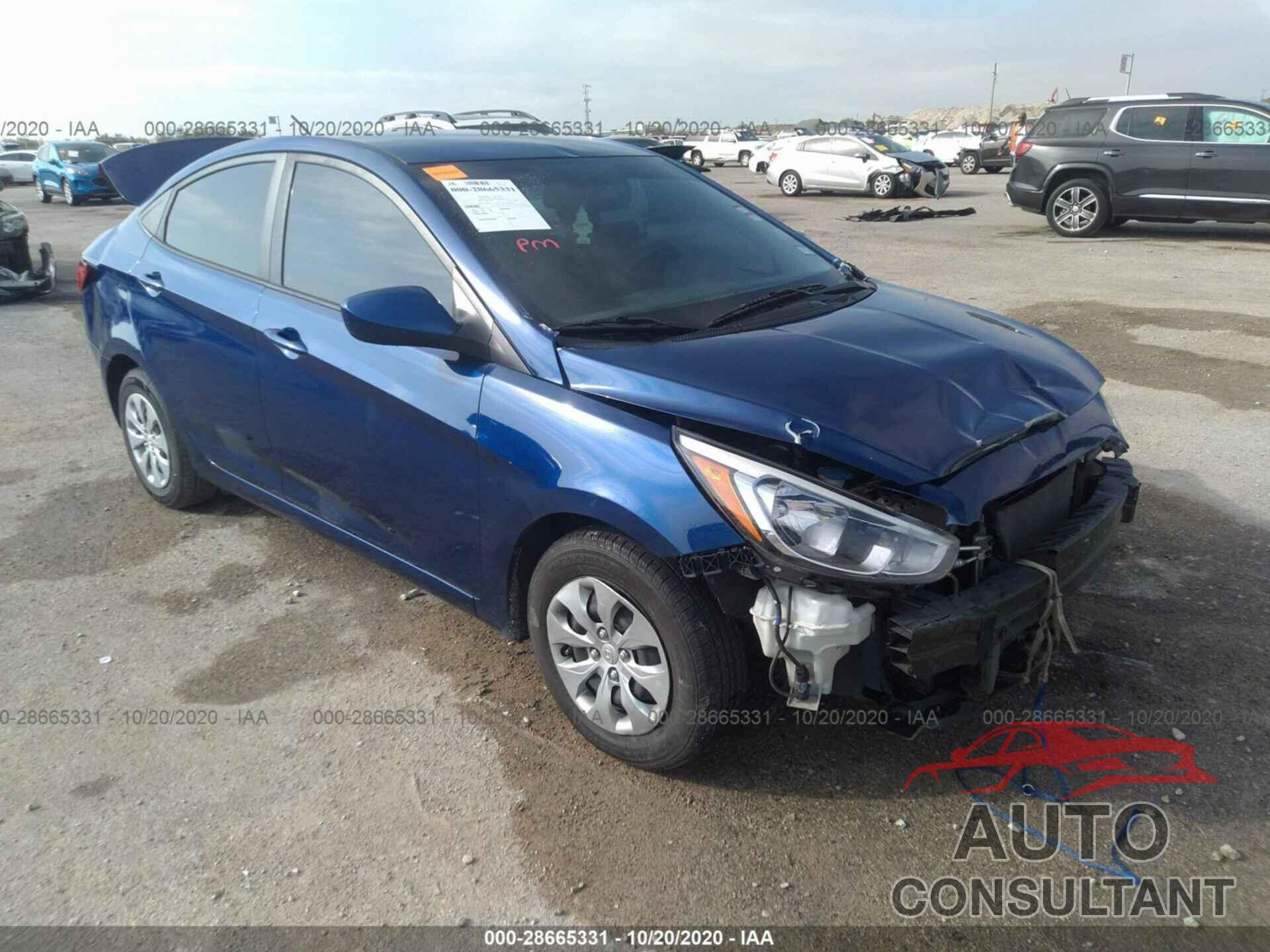 HYUNDAI ACCENT 2017 - KMHCT4AE1HU203596