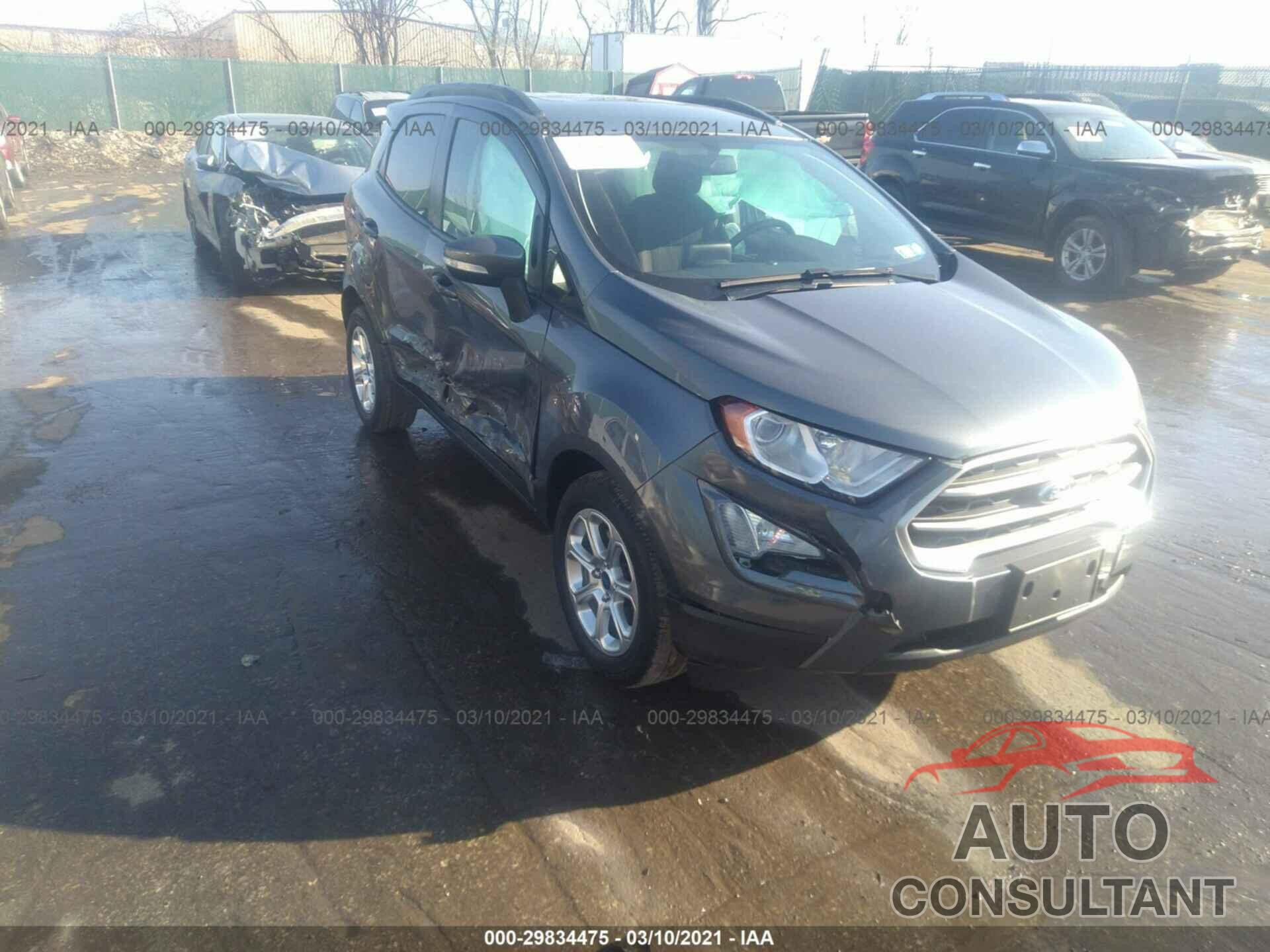 FORD ECOSPORT 2018 - MAJ3P1TE8JC176306