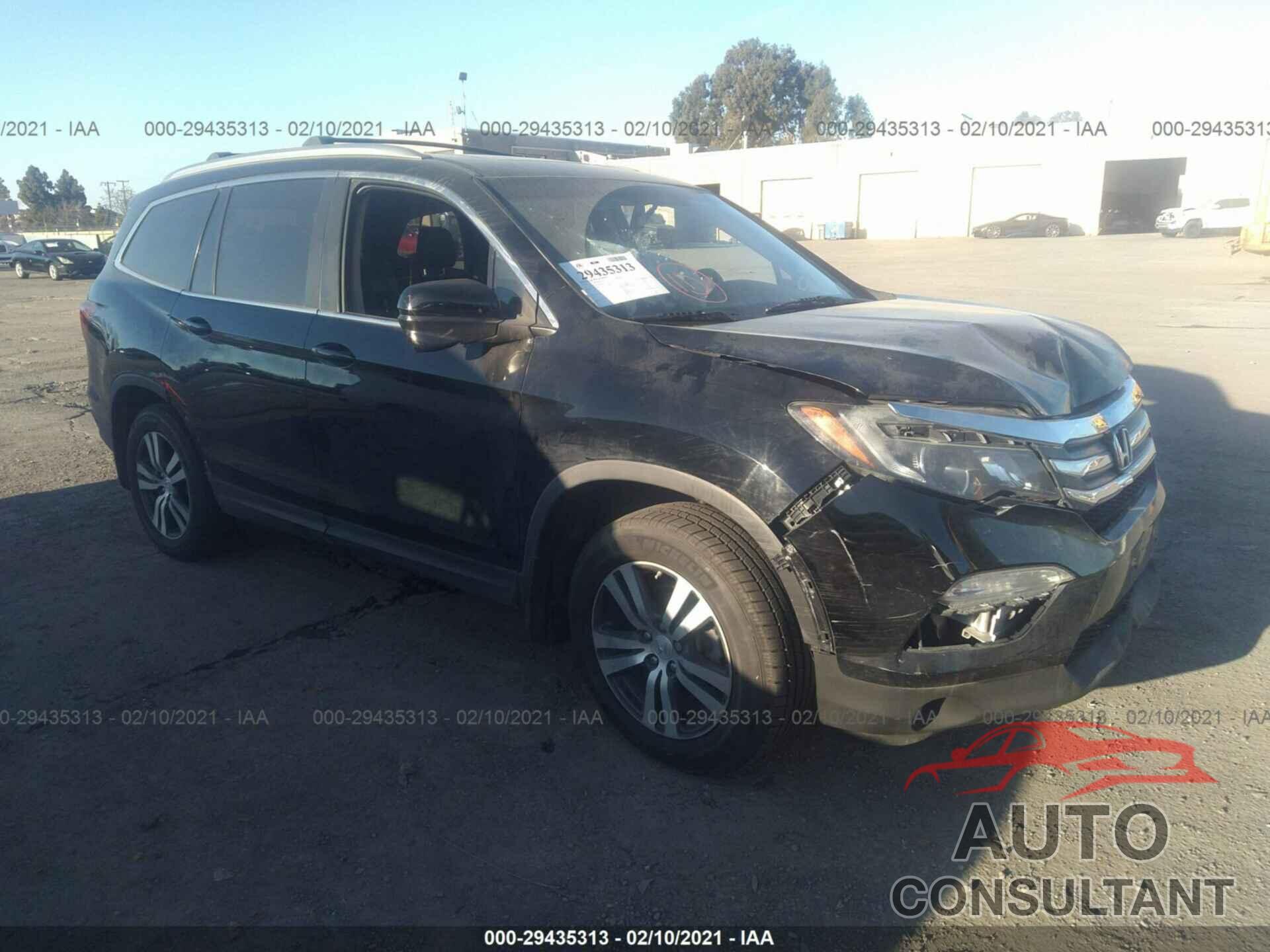 HONDA PILOT 2016 - 5FNYF5H70GB024634