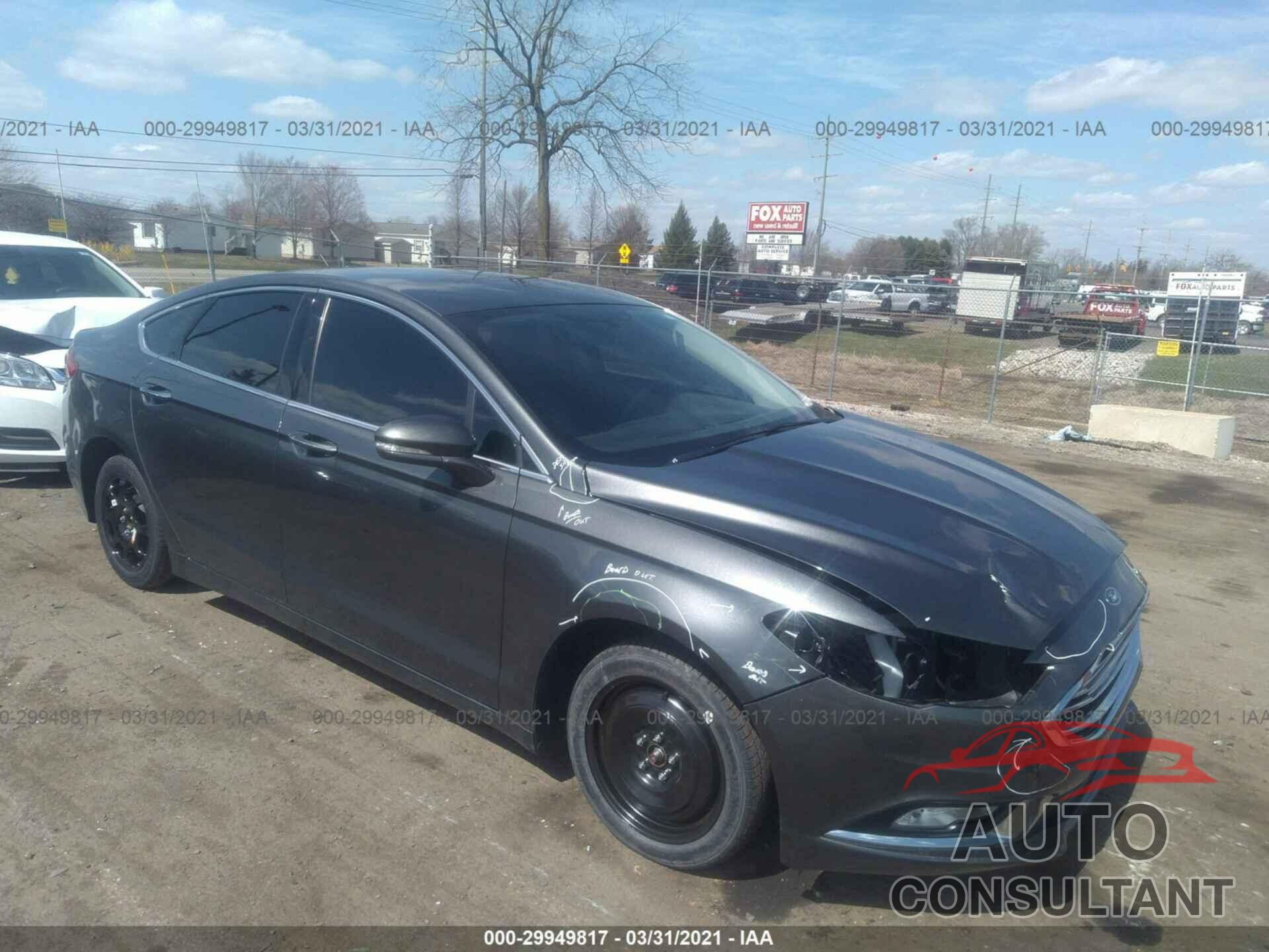 FORD FUSION 2017 - 3FA6P0HD9HR405272