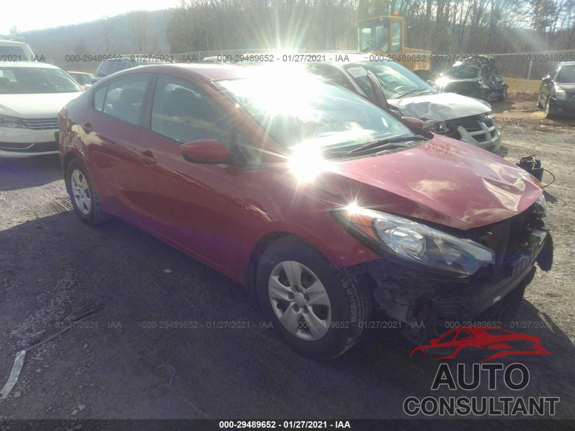 KIA FORTE 2016 - KNAFK4A61G5526226