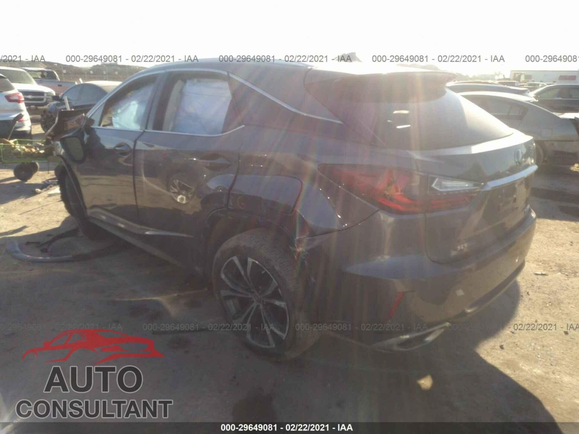 LEXUS RX 2017 - 2T2ZZMCA6HC087683