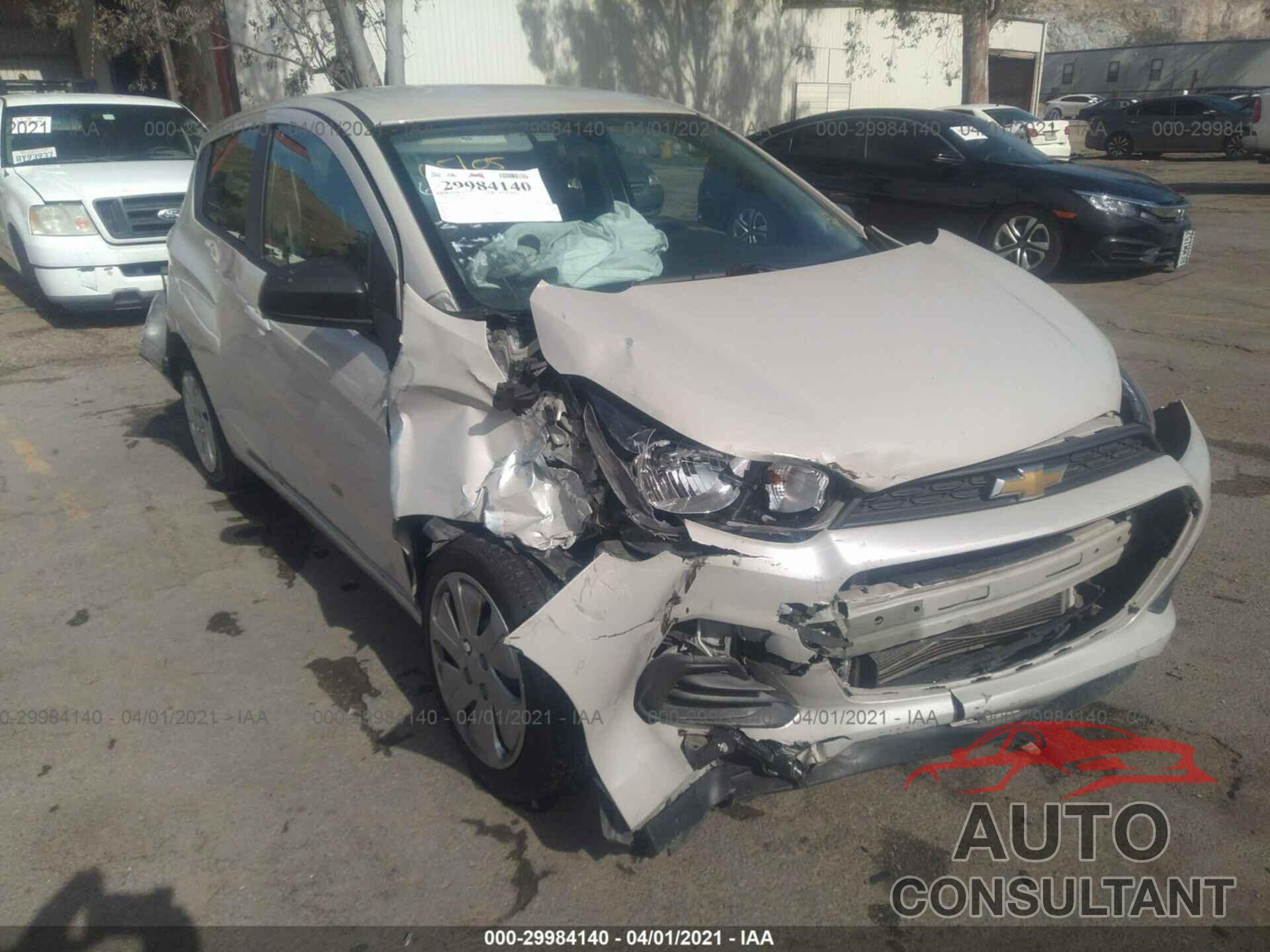CHEVROLET SPARK 2016 - KL8CB6SA1GC563687