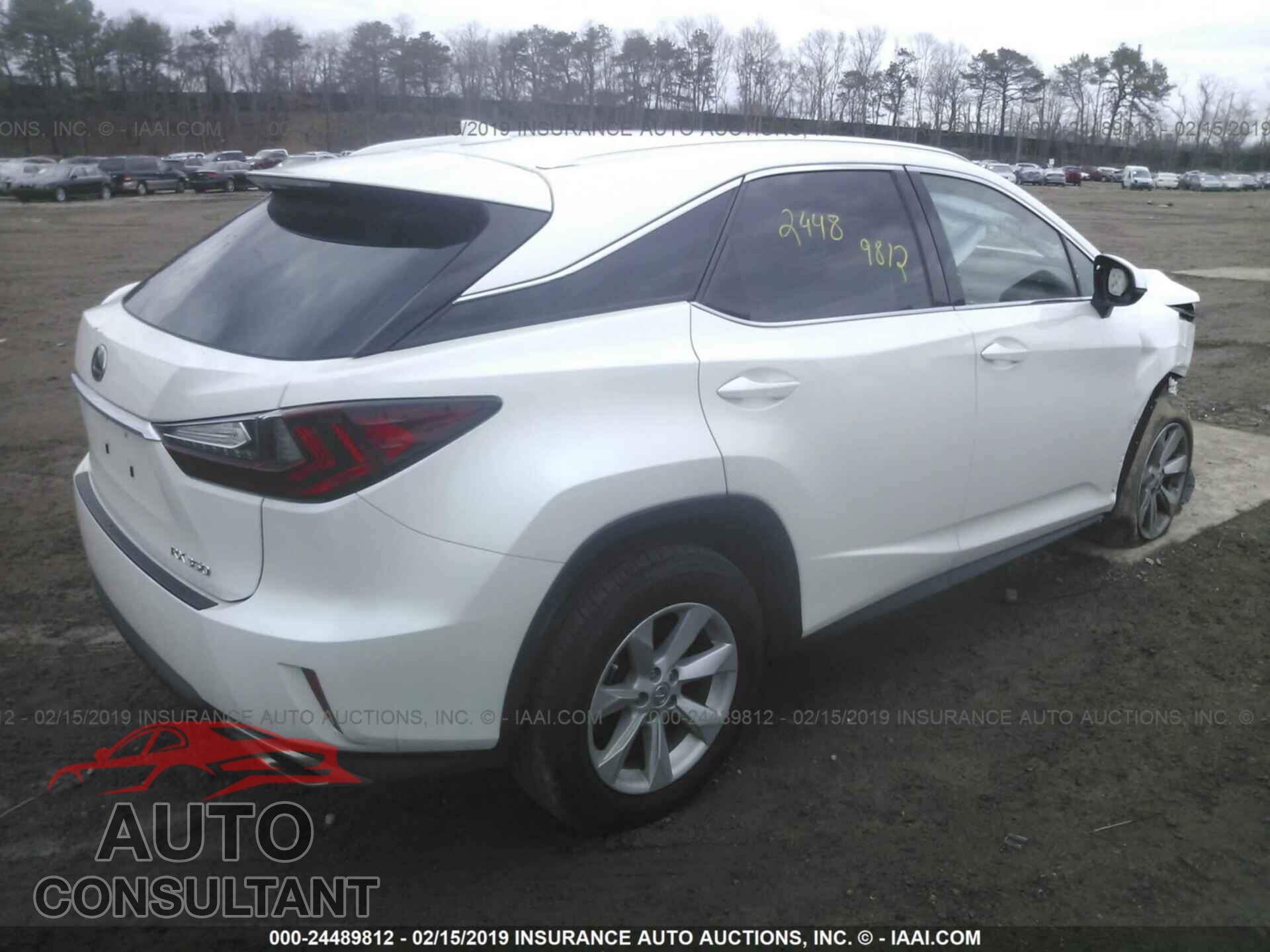 LEXUS RX 2017 - 2T2BZMCA8HC133886