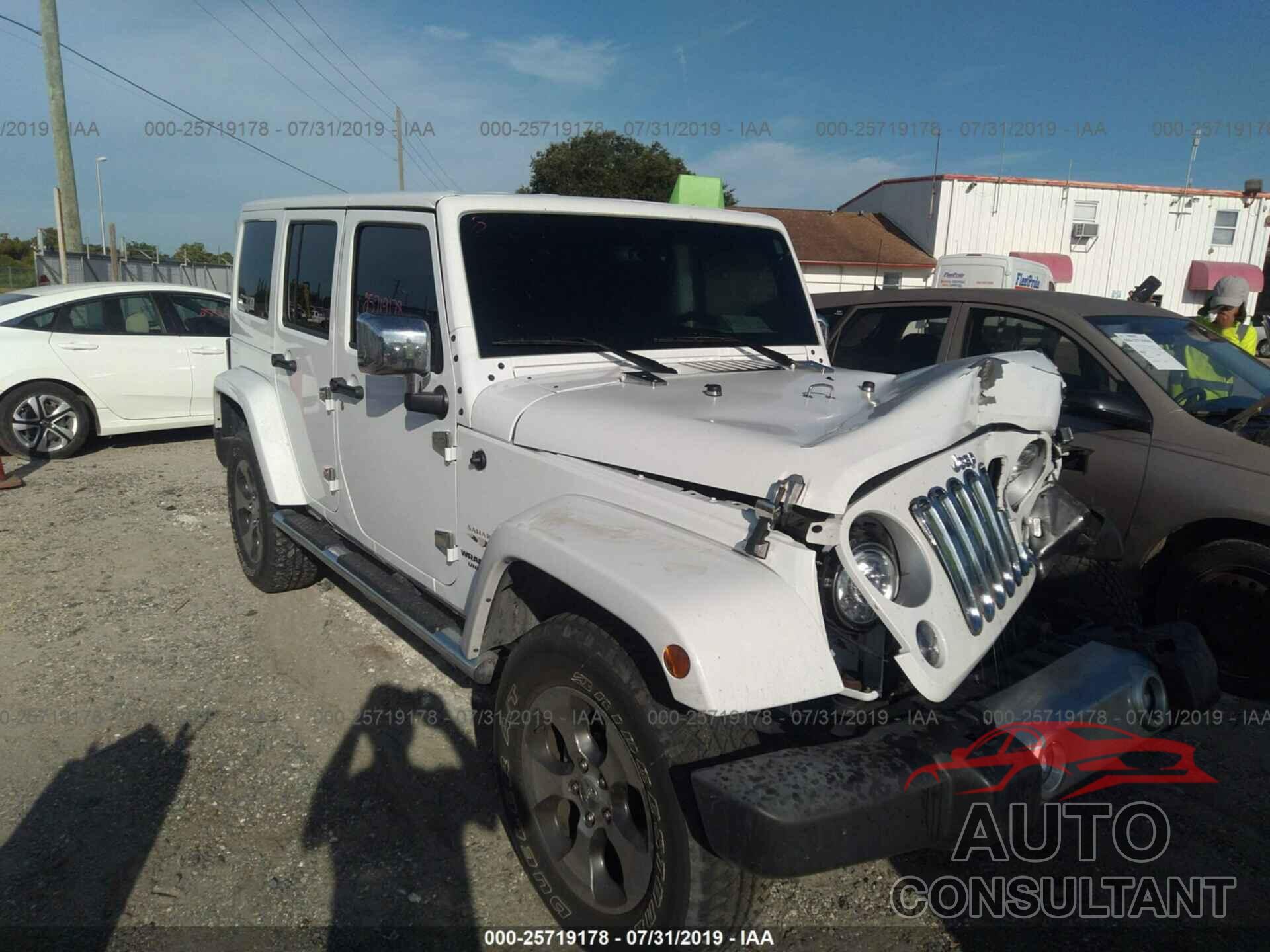 JEEP WRANGLER UNLIMITE 2017 - 1C4BJWEG0HL627421