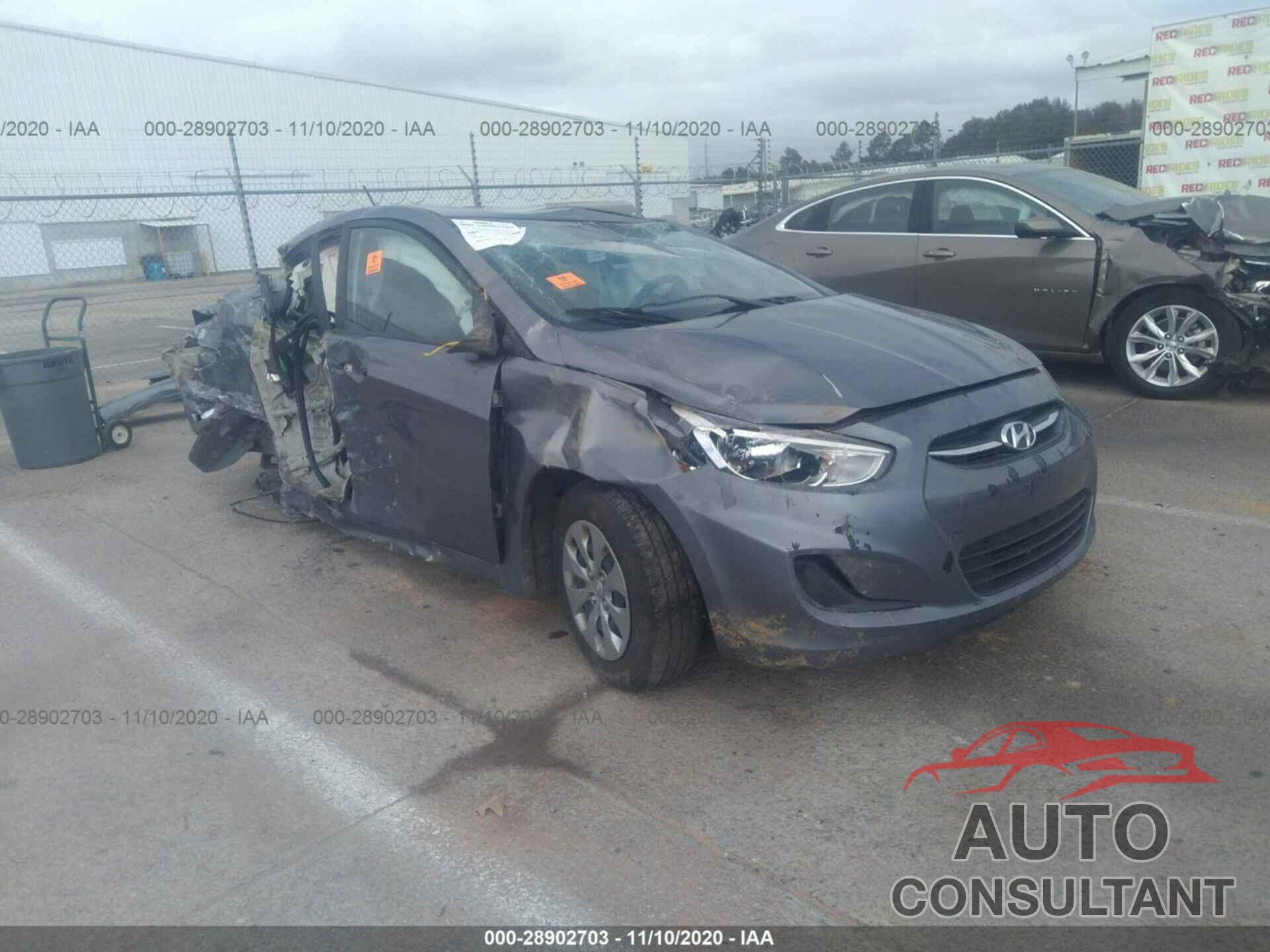 HYUNDAI ACCENT 2017 - KMHCT4AE2HU168969