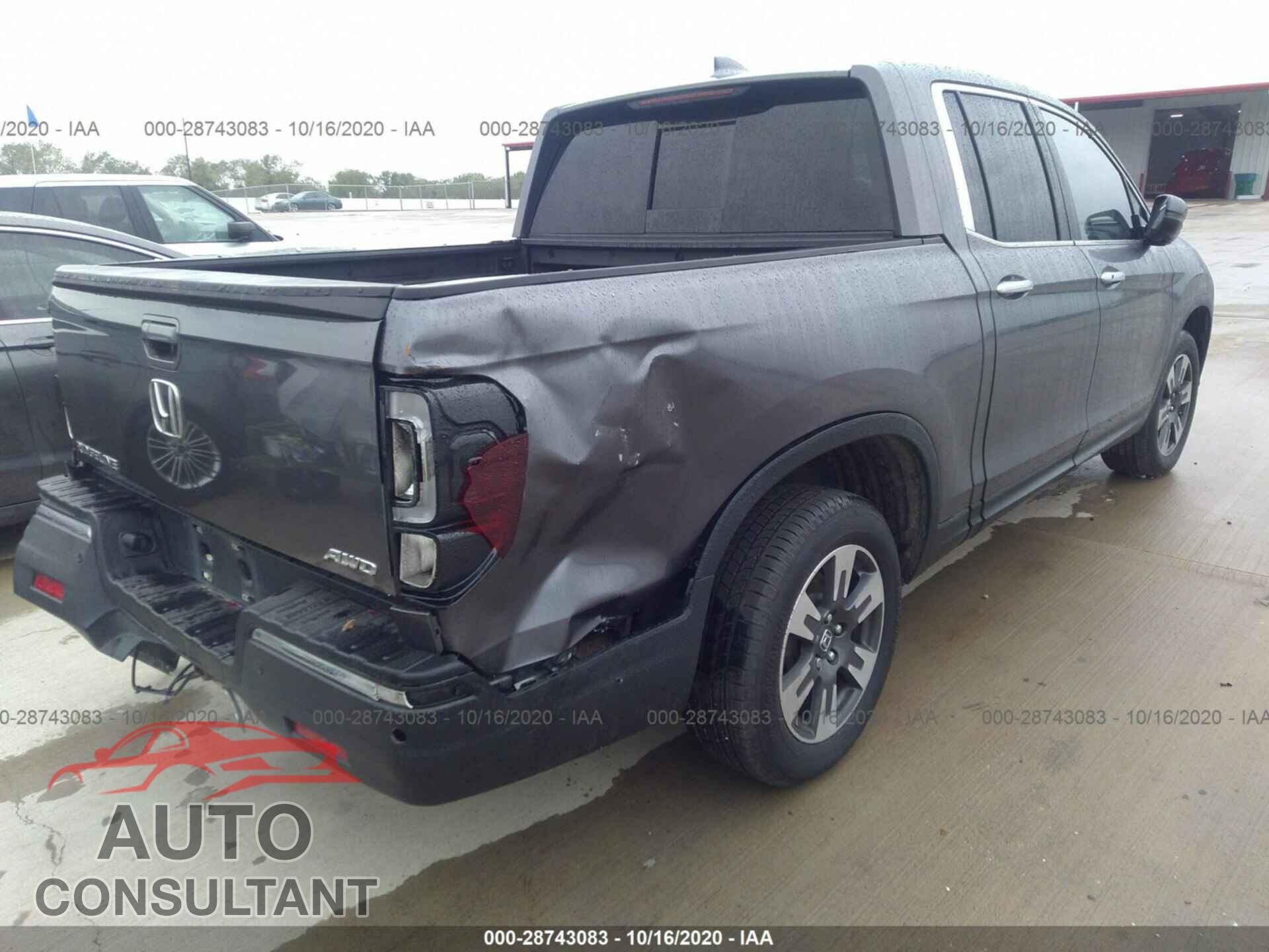 HONDA RIDGELINE 2017 - 5FPYK3F71HB036335