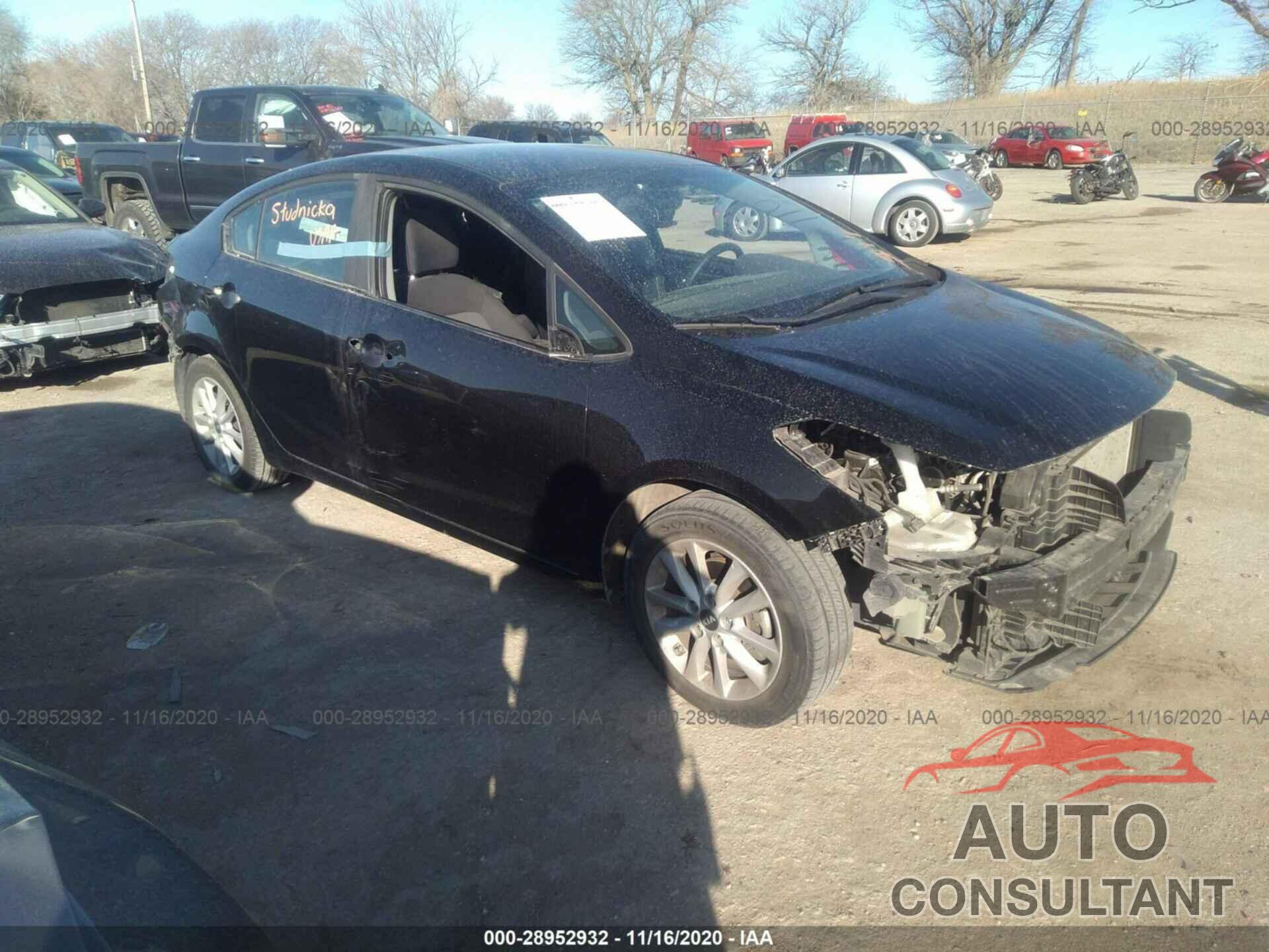 KIA FORTE 2017 - 3KPFL4A77HE147651