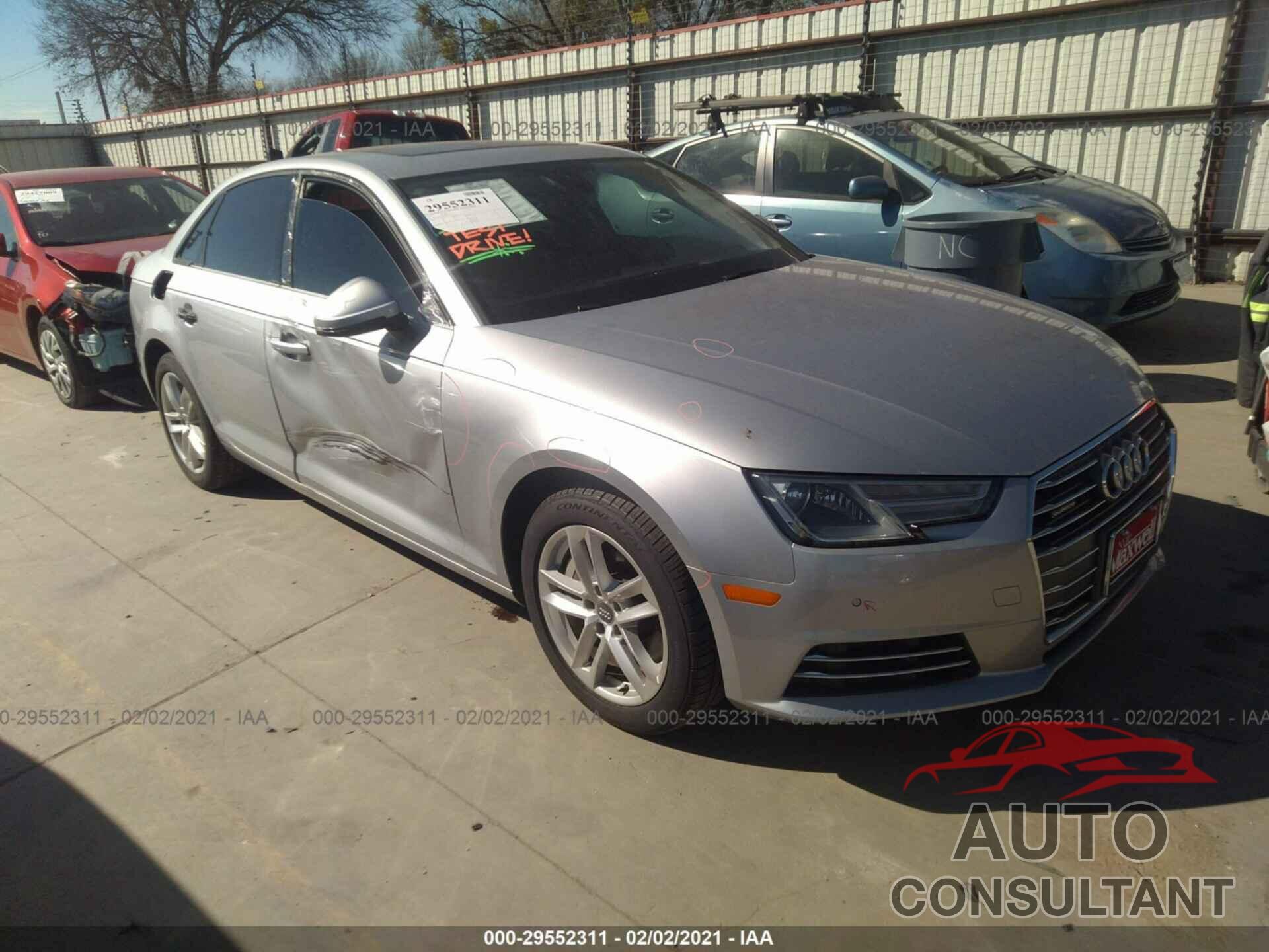 AUDI A4 2017 - WAUANAF46HN017130