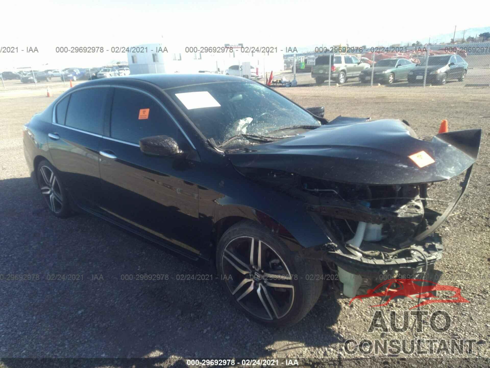HONDA ACCORD SEDAN 2016 - 1HGCR2E53GA109500