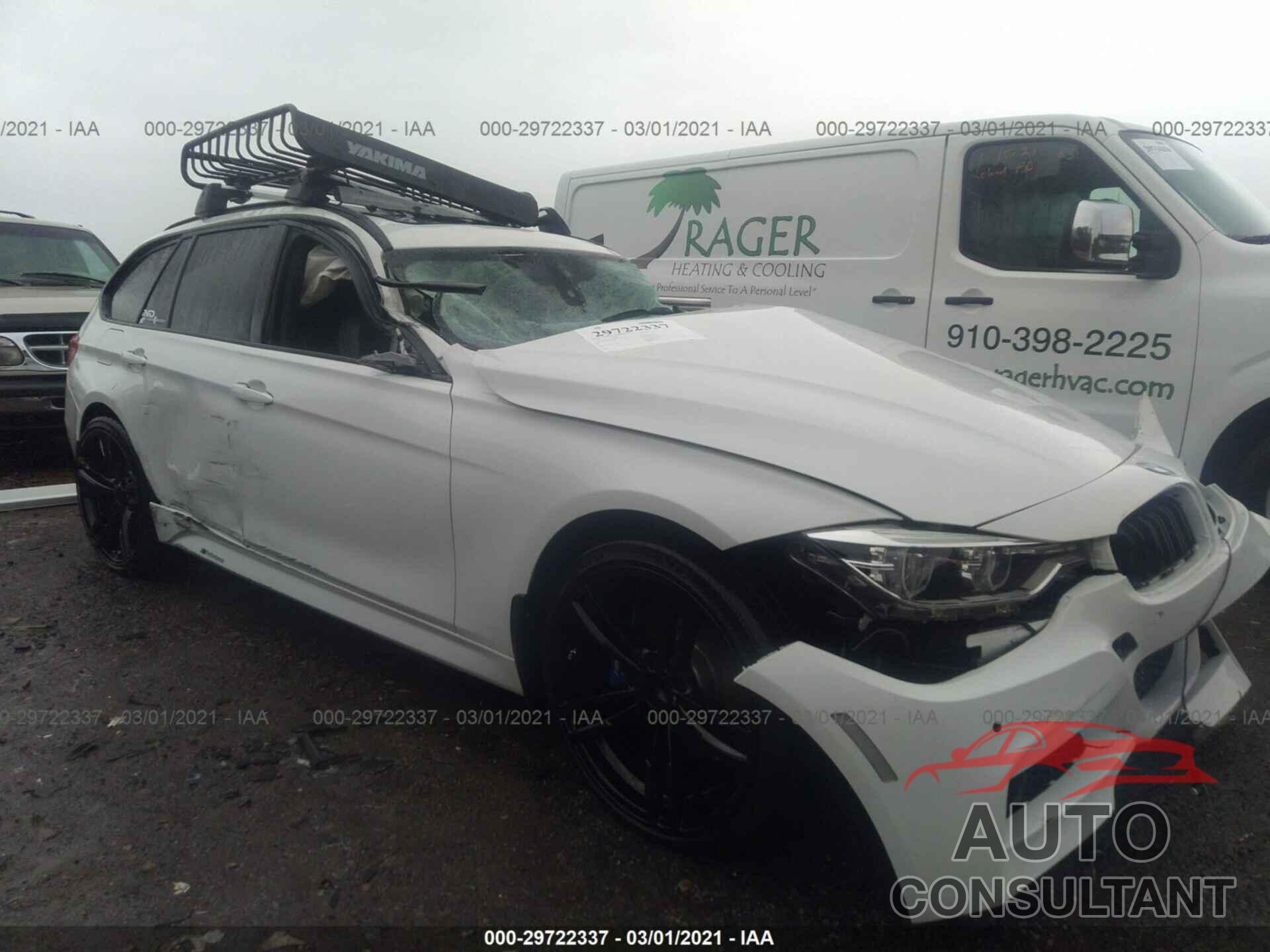 BMW 3 SERIES 2016 - WBA8G5C55GK442738