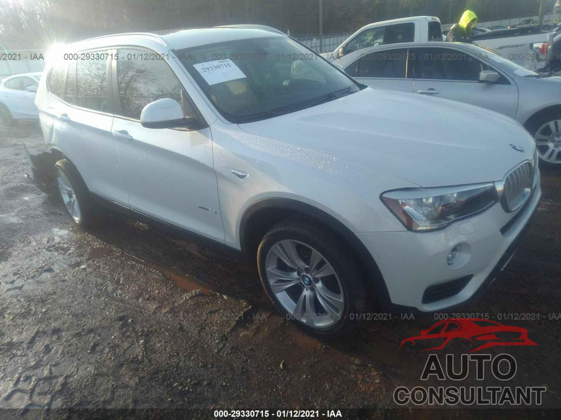 BMW X3 2016 - 5UXWX9C53G0D67620